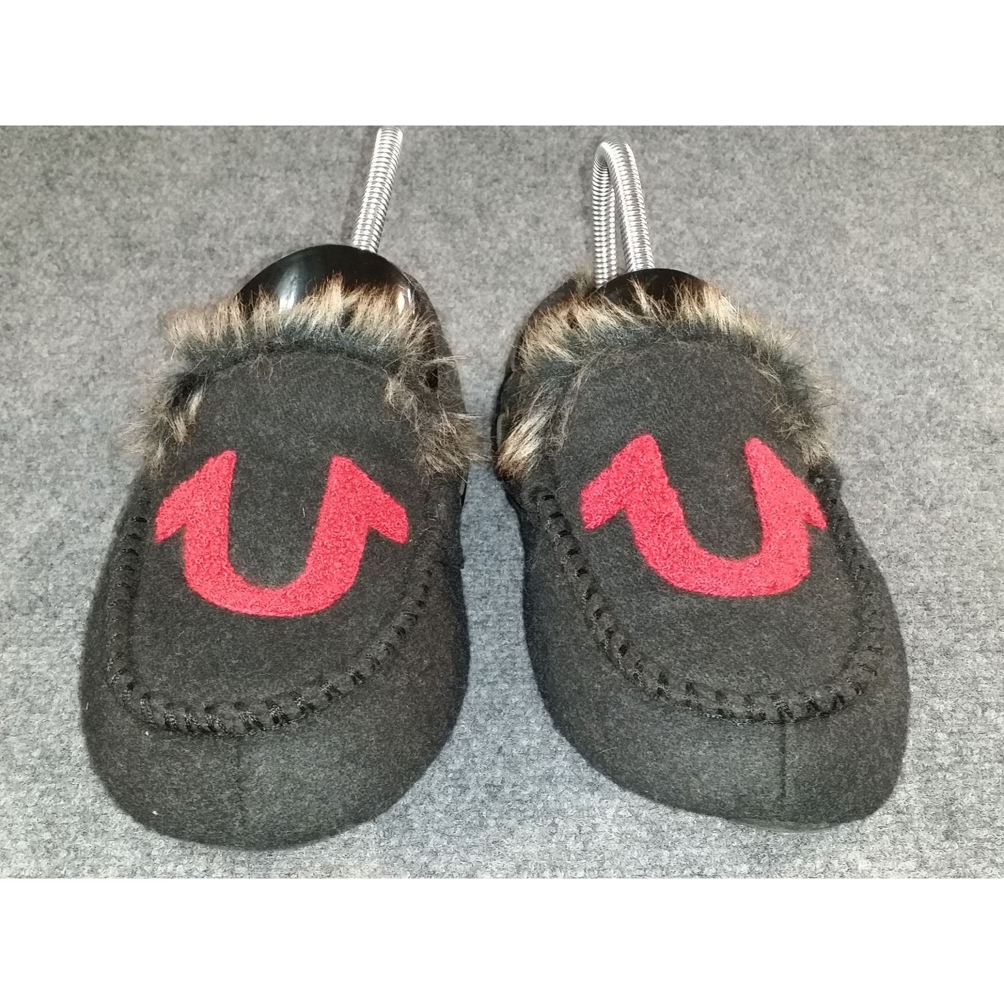 True Religion True Religion Slide Men Shoe Sz 7/8 Faux Fur Moccasin Slippe Size US 8 / EU 41 - 3 Thumbnail