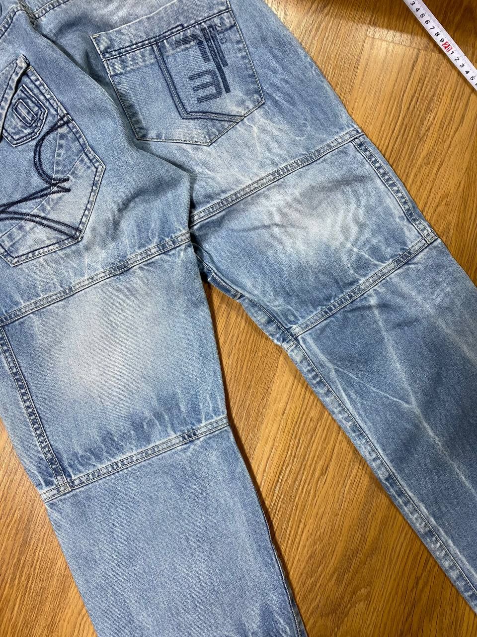 Japanese Brand Japanese Style Multipocket Bondage Distressed Washed Jeans Size US 34 / EU 50 - 8 Thumbnail