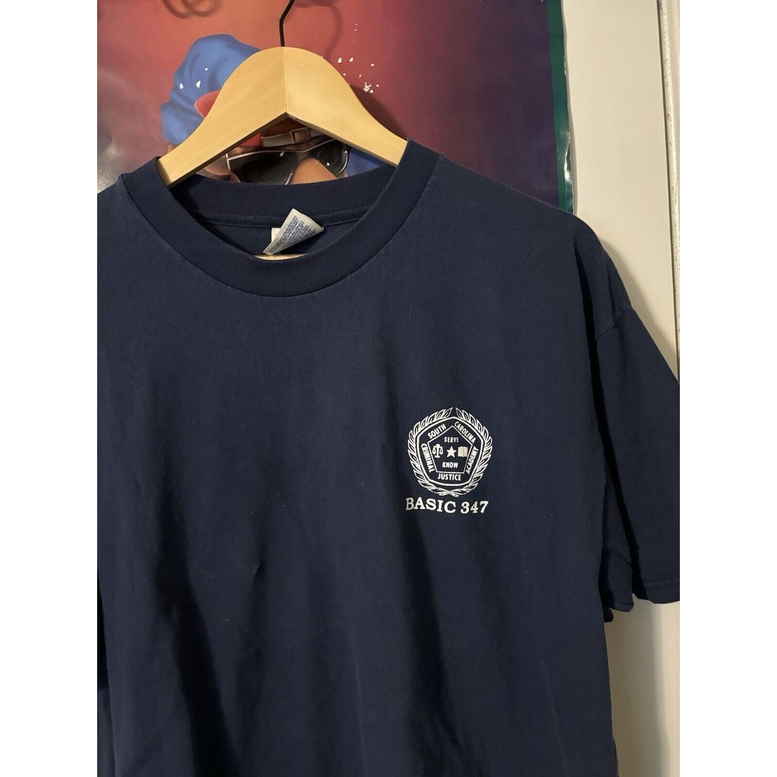 Other vintage basic 347 south carolina justice T-shirt blue XL Size US XL / EU 56 / 4 - 6 Thumbnail