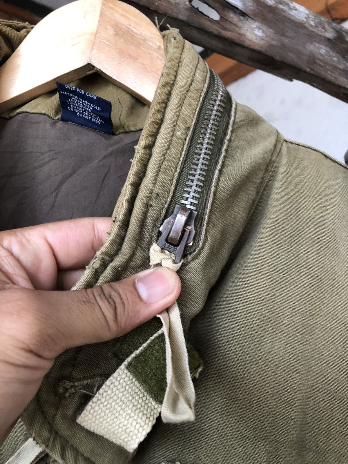 Abercrombie & Fitch Vintage Abercrombie and Fitch Distressed Military M65 Jacket Size US L / EU 52-54 / 3 - 14 Thumbnail