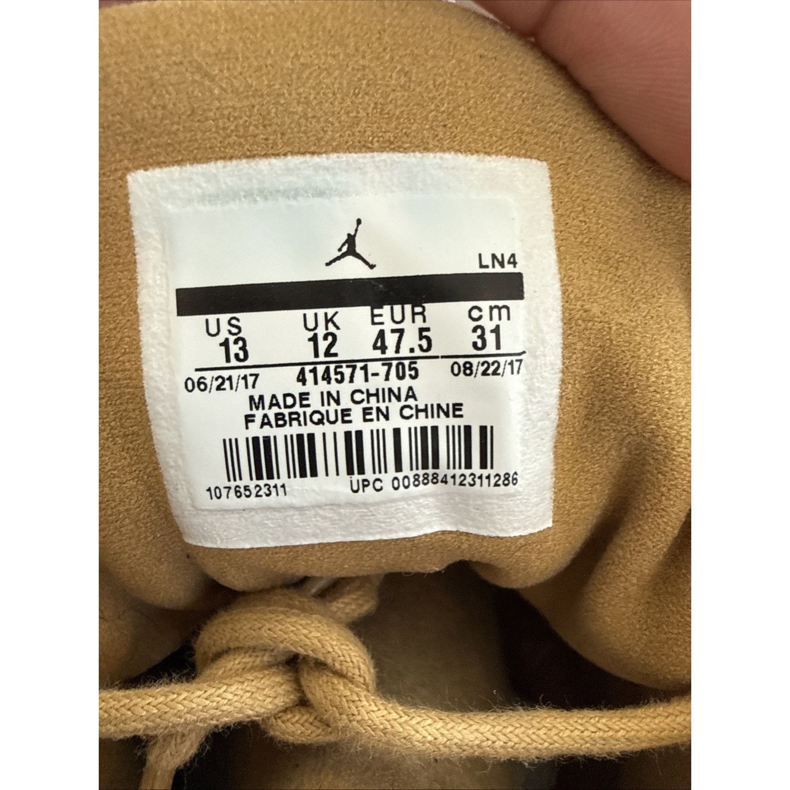 Jordan Brand Size 13 - Jordan 13 Retro Wheat OG BOX Size US 13 / EU 46 - 8 Thumbnail