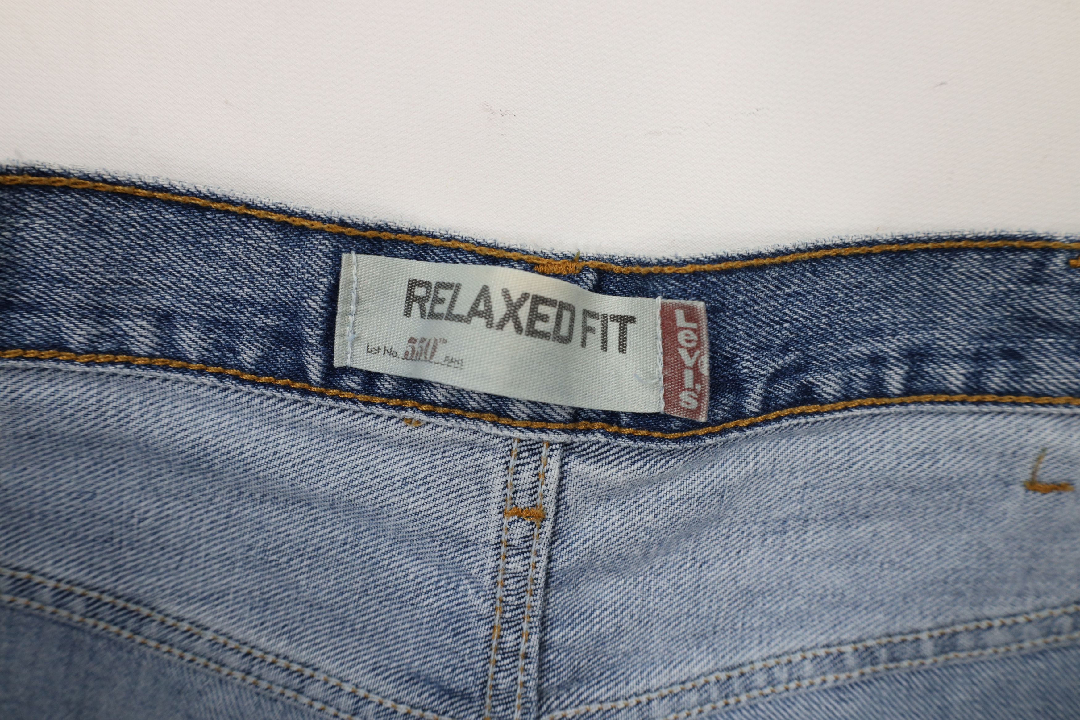 Levi's × Vintage Vintage Y2K Levis 550 Baggy Fit Denim Jeans Blue Cotton Size US 38 / EU 54 - 9 Thumbnail