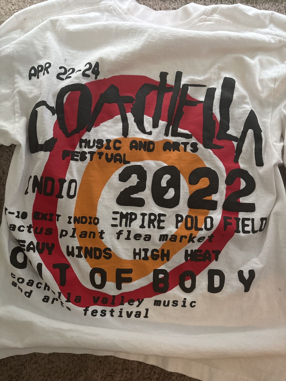 Cpfm x coachella shirt