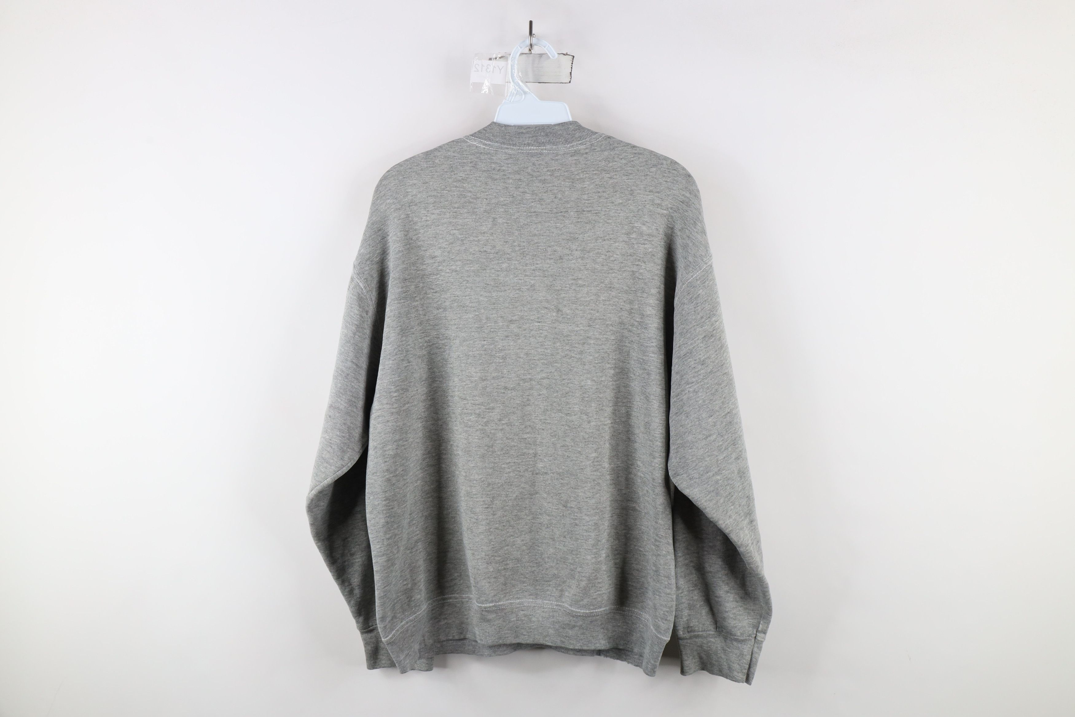 Vintage Vintage 90s Wilson Spell Crewneck Sweatshirt Heather Gray Size US M / EU 48-50 / 2 - 11 Thumbnail