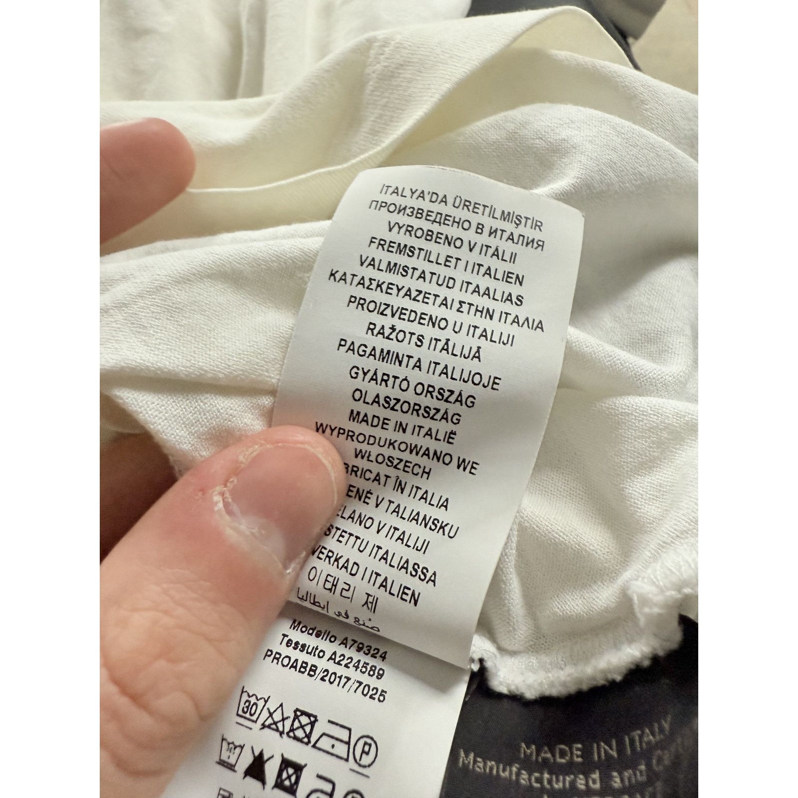 Versace Versace Tee White Used Large Size US L / EU 52-54 / 3 - 7 Thumbnail