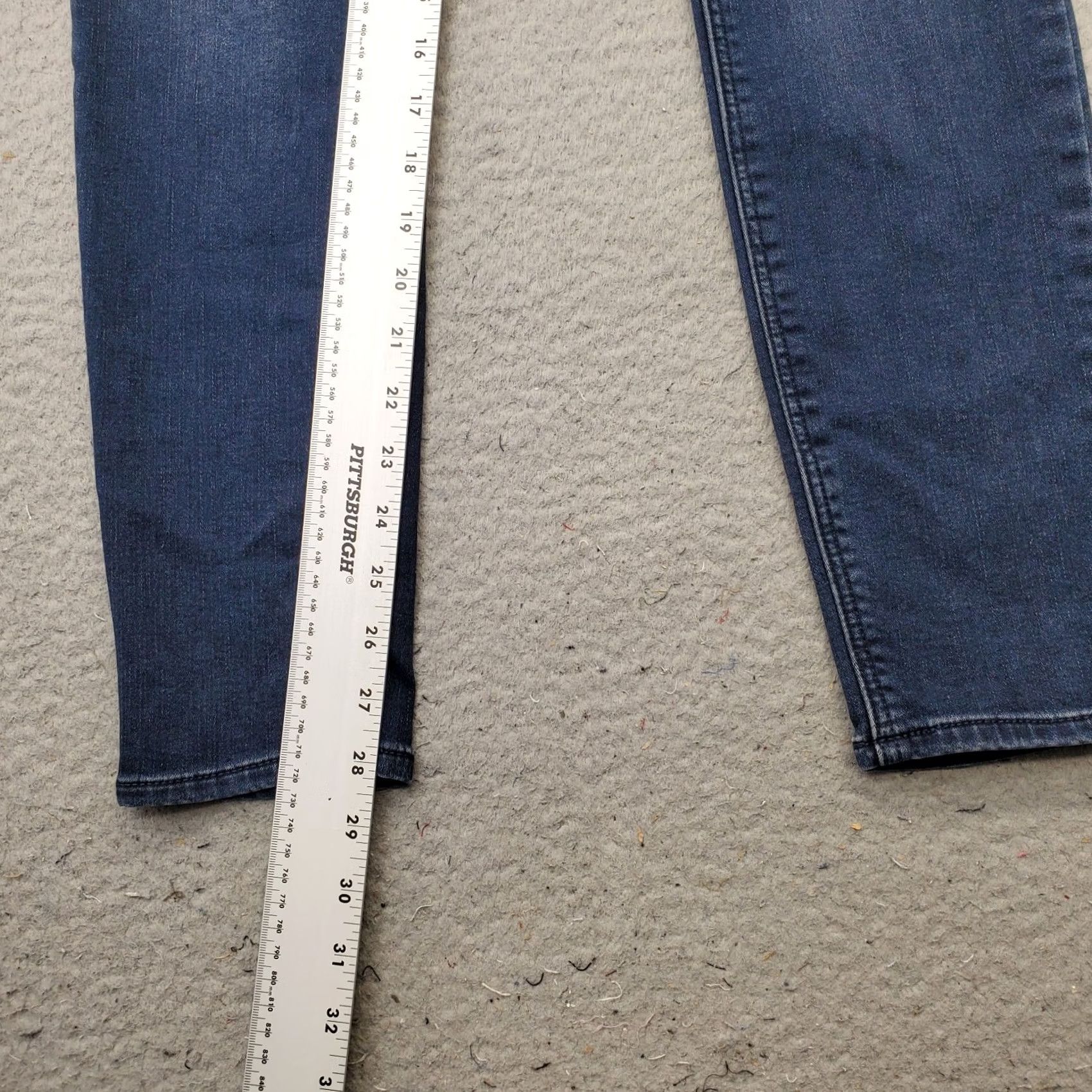 Old Navy Old Navy Rockstar Jeans Womens 6 Blue Denim High Rise Skinny Jeans 5-Pocket Denim Denim Blue Womens Size 6 VINTAGE? Size 28" / US 6 / IT 42 - 4 Thumbnail