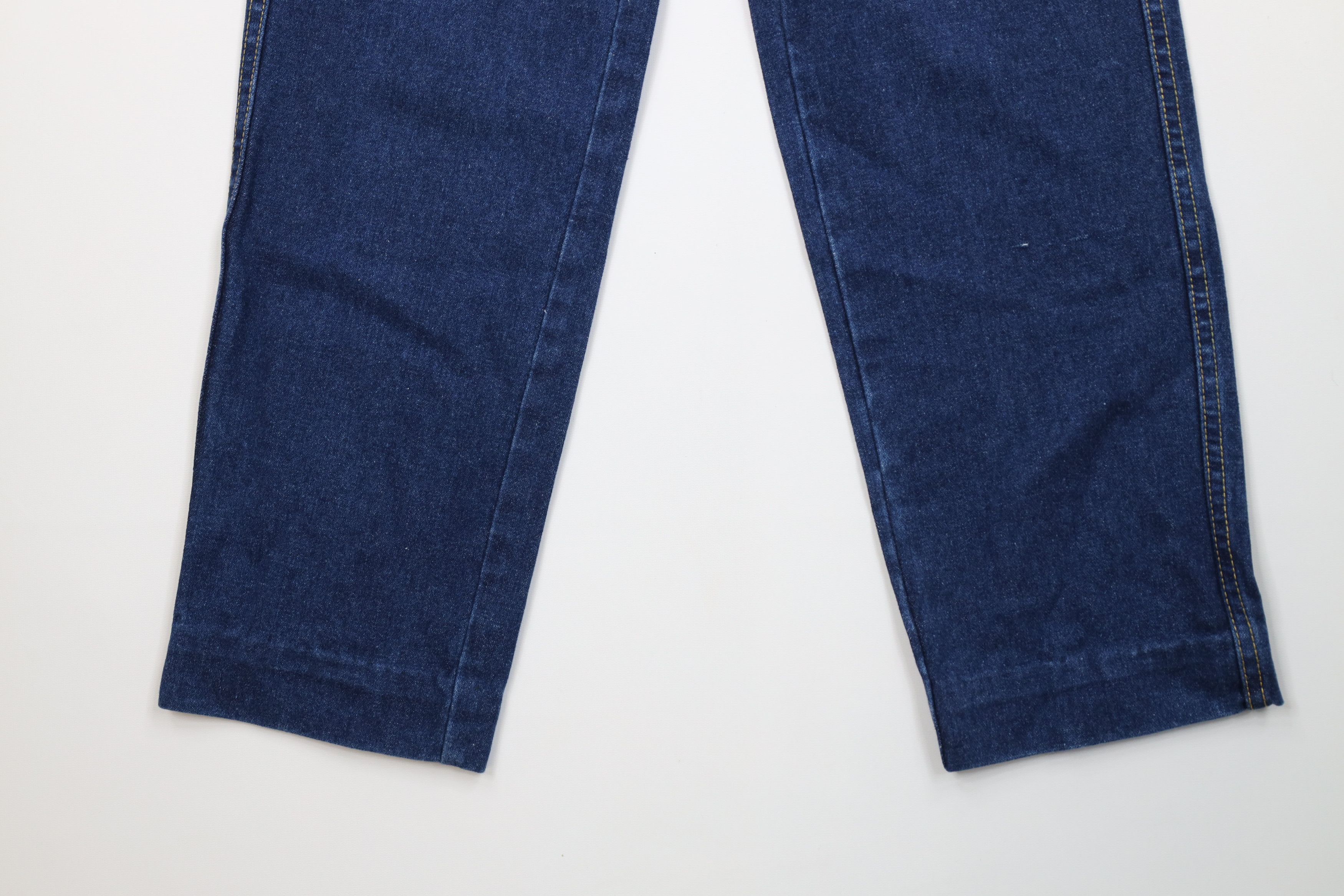 Vintage Vintage 70s Streetwear Straight Leg Denim Jeans Blue USA Size 32" / US 10 / IT 46 - 4 Thumbnail