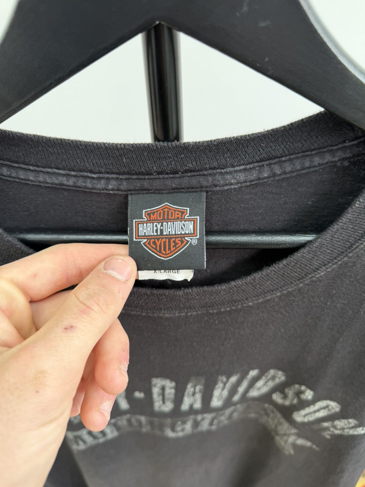Harley Davidson Vintage Harley-Davidson Logo 2000s T-Shirt Y2K Size US M / EU 48-50 / 2 - 6 Thumbnail