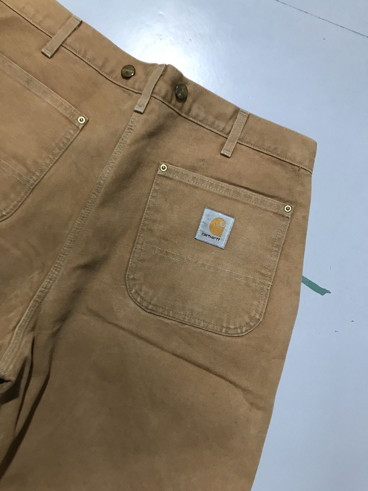Carhartt Vintage Carhartt B10 BRN quintet line workwear denim Size US 34 / EU 50 - 11 Thumbnail