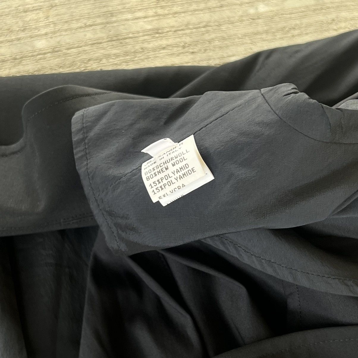 Jil Sander Jil Sander Vintage Rare Black Jacket Size XS / US 0-2 / IT 36-38 - 9 Thumbnail