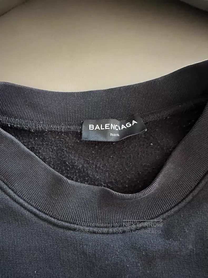Balenciaga Balenciaga Black Coke Sweatshirt Size US M / EU 48-50 / 2 - 2 Thumbnail