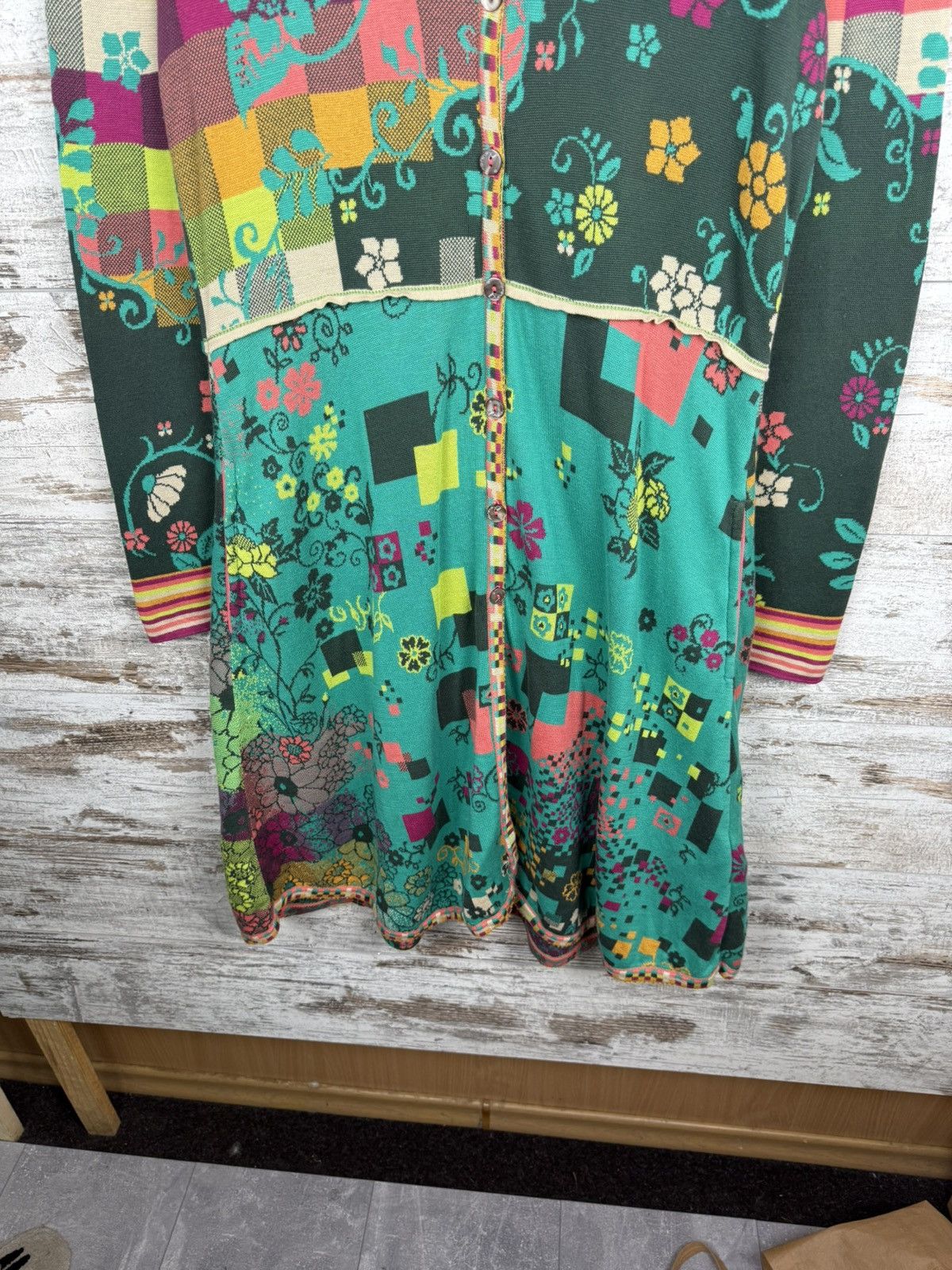 Desigual IVKO Women's Multicolor Coat Size 42 Size M / US 6-8 / IT 42-44 - 5 Thumbnail