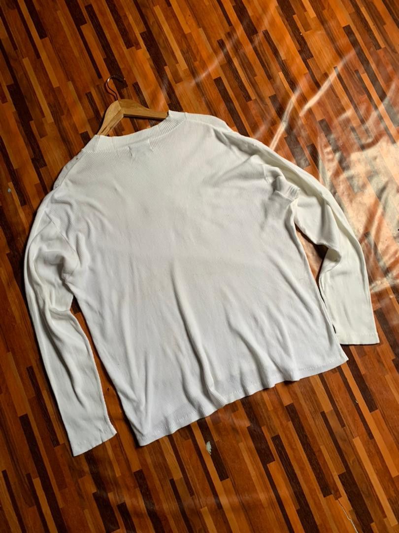 Vintage e31 vintage 🔥Vintage 90s EsseXroad white knit long sleeve Size US L / EU 52-54 / 3 - 2 Thumbnail