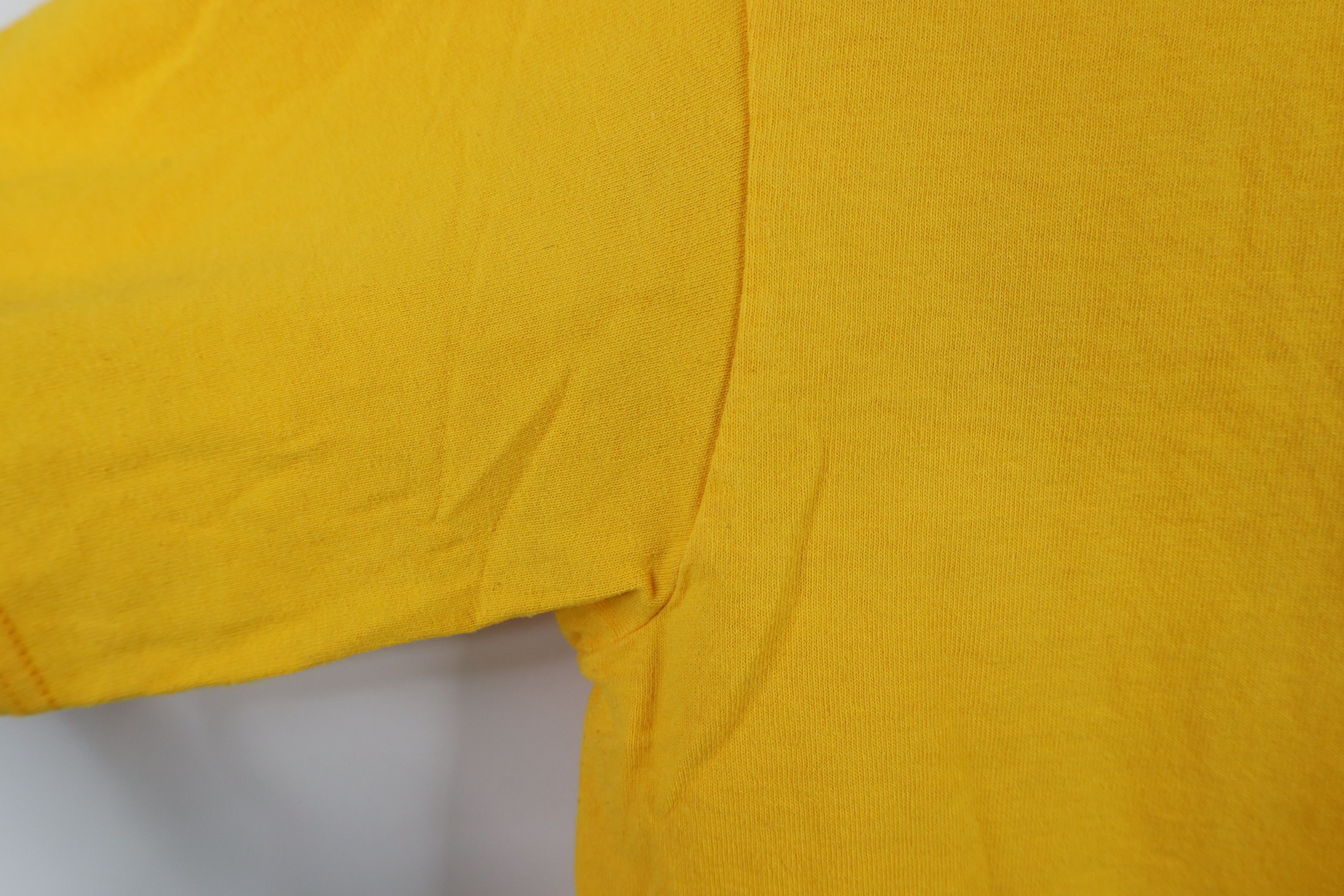 Dickies × Vintage Vintage 90s Dickies Spell Short Sleeve Pocket T-Shirt Yellow Size US L / EU 52-54 / 3 - 6 Thumbnail