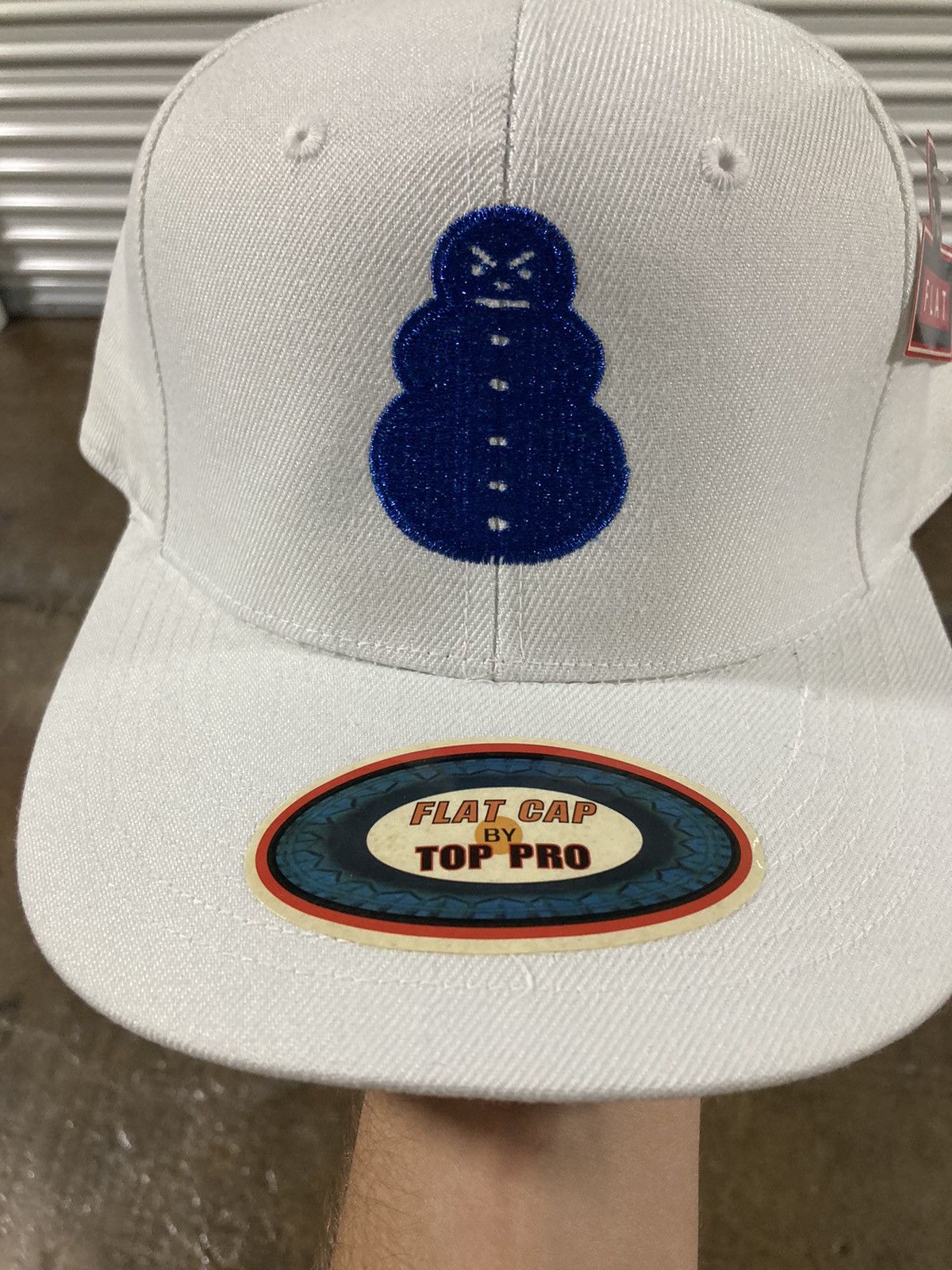 Rap Tees × Vintage Vintage Young Jeezy Snowman 2000s Hip-Hop Fitted Hat 7 1/4 Size ONE SIZE - 2 Thumbnail