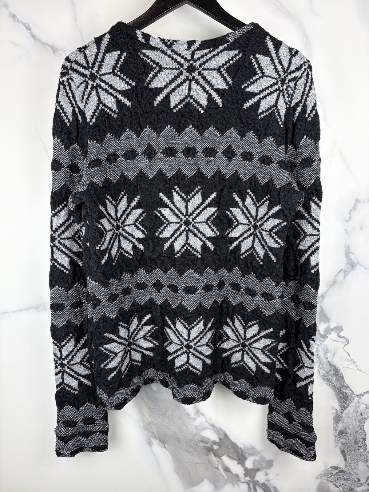 Raf Simons AW03 Raf Simons Closer Nordic Snowflake Winter Knit Sweater Size US S / EU 44-46 / 1 - 3 Thumbnail