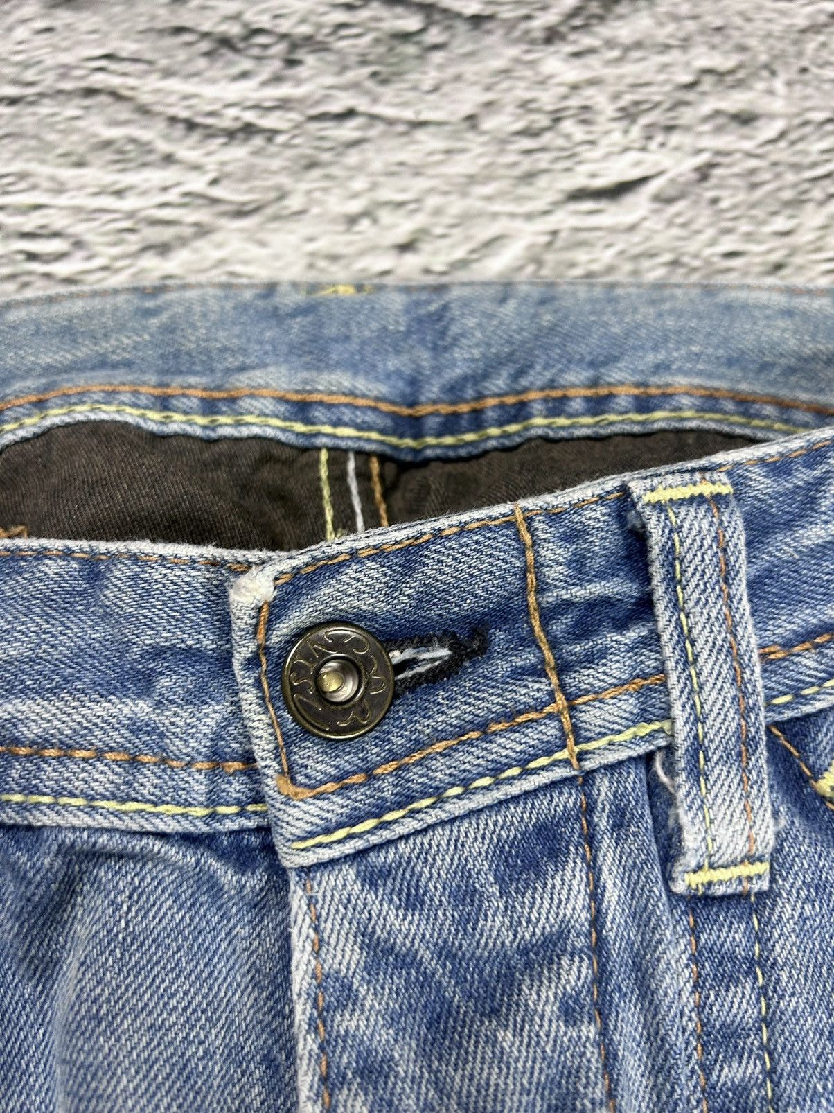 Evisu Evisu EU ED jeans vintage denim pants cargo baby blue Y2K Size US 32 / EU 48 - 10 Thumbnail