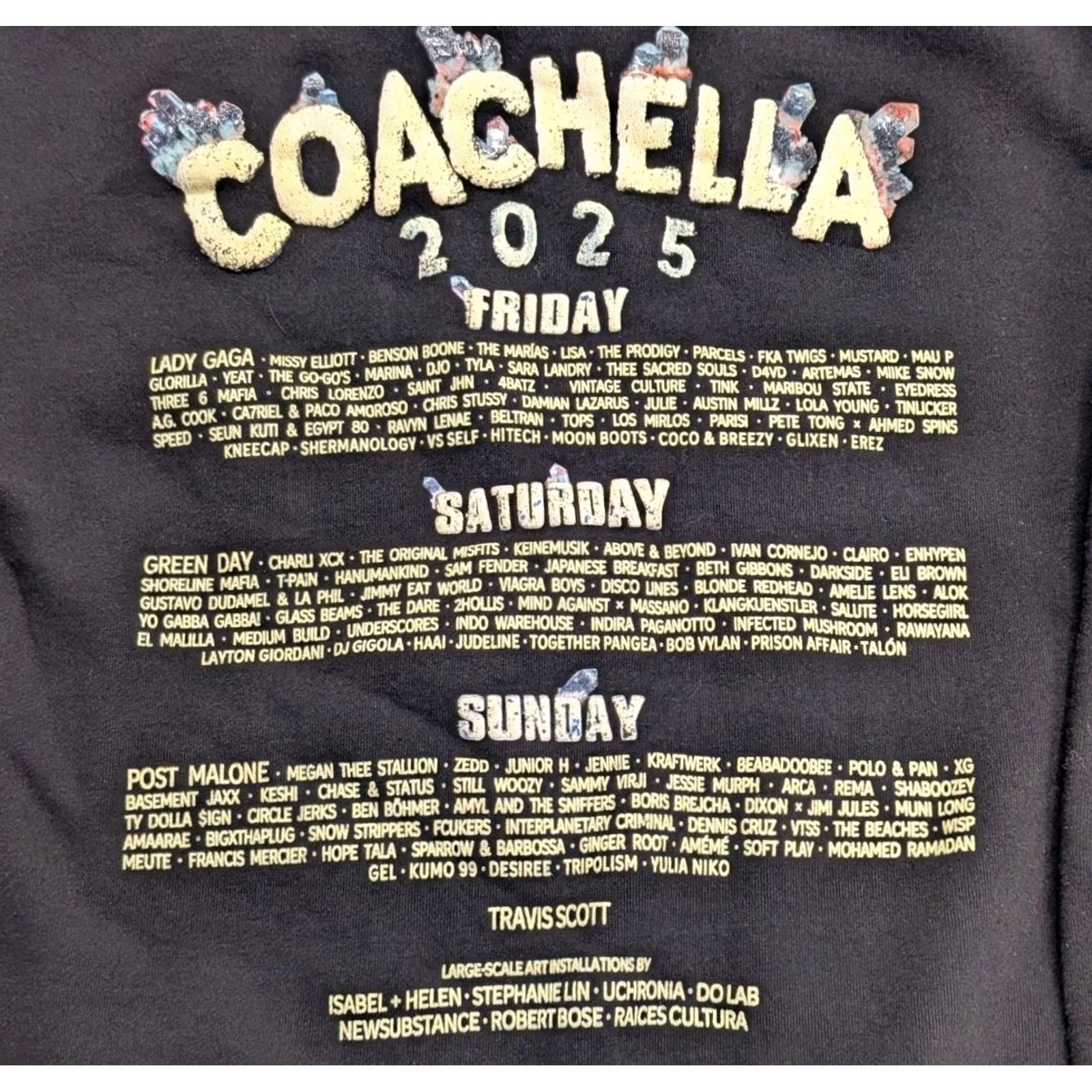 Travis Scott Coachella 2025 Hoodie Music Festival Travis Scott Sweatshirt Puff Large Mens Size US L / EU 52-54 / 3 - 4 Thumbnail