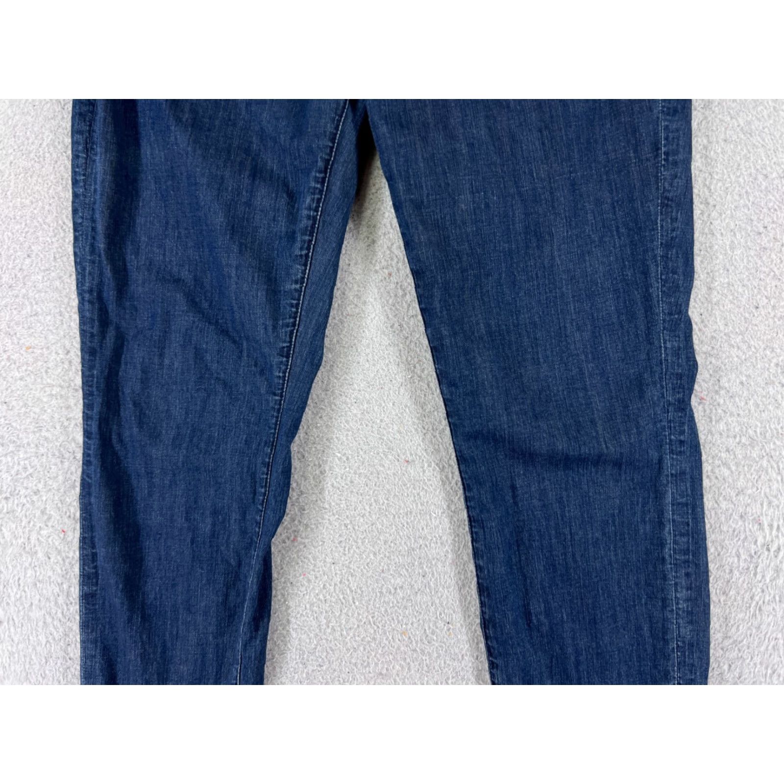 Vintage Vintage Seven7 Women's Skinny Jeans Blue Denim Low Rise 27x28 Dark Wash Fashion Size 27" / US 4 / IT 40 - 3 Thumbnail