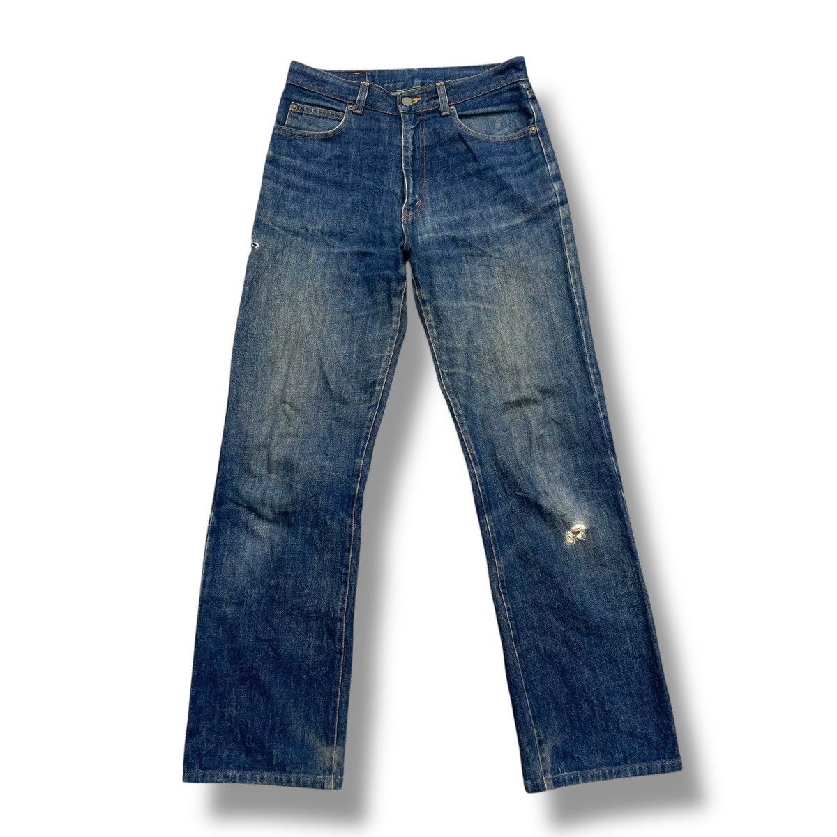 🇯🇵 VINTAGE KENZO WASHED DISTRESSED DENIM PANTS