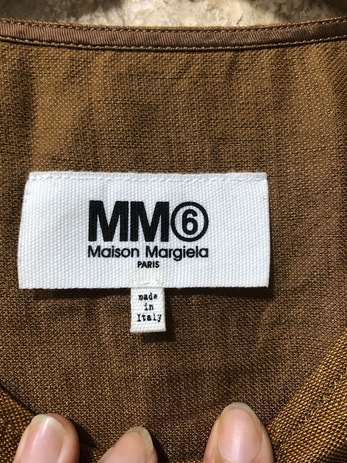 Maison Margiela MM6 Maison Margiela Paris Linen A-Line Dress Size XS / US 0-2 / IT 36-38 - 4 Thumbnail