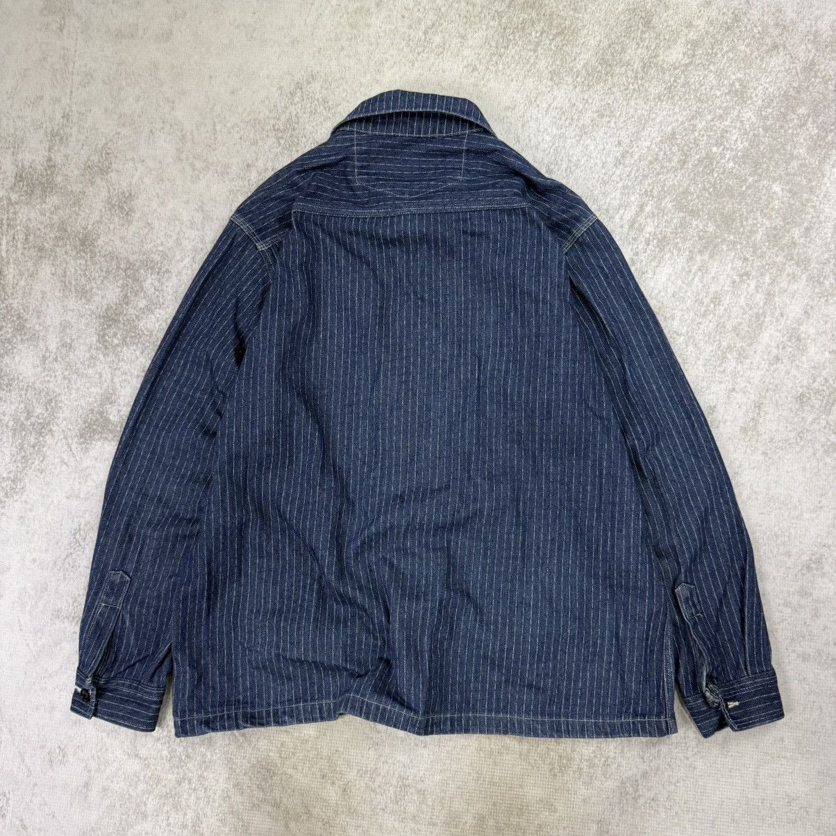 Japanese Brand BlueWaterGarments Hickory wabash core denim japan shirt Size US L / EU 52-54 / 3 - 5 Thumbnail