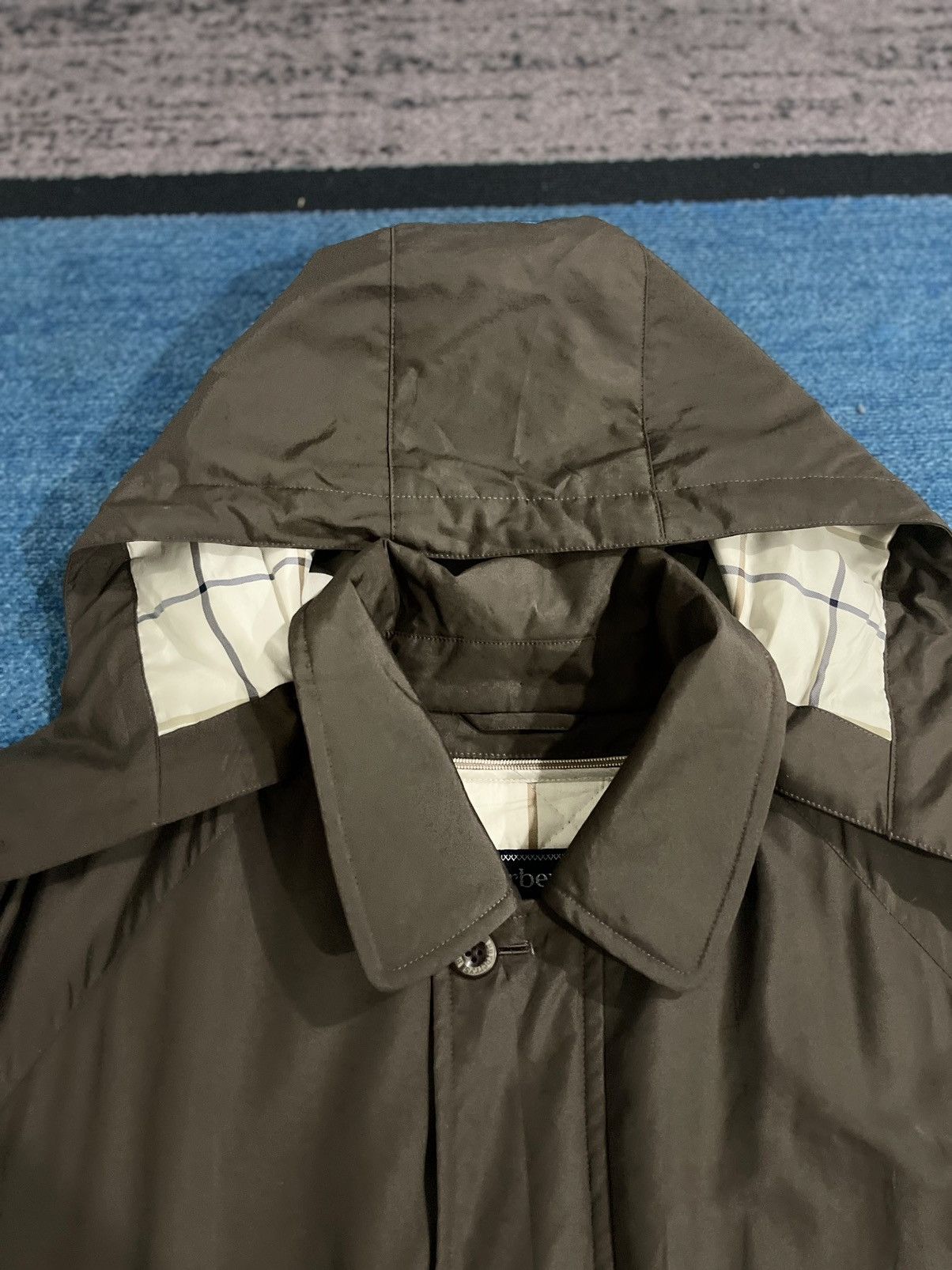 Burberry Vintage Burberrys Hoodie Long Jacket Size US XL / EU 56 / 4 - 12 Thumbnail
