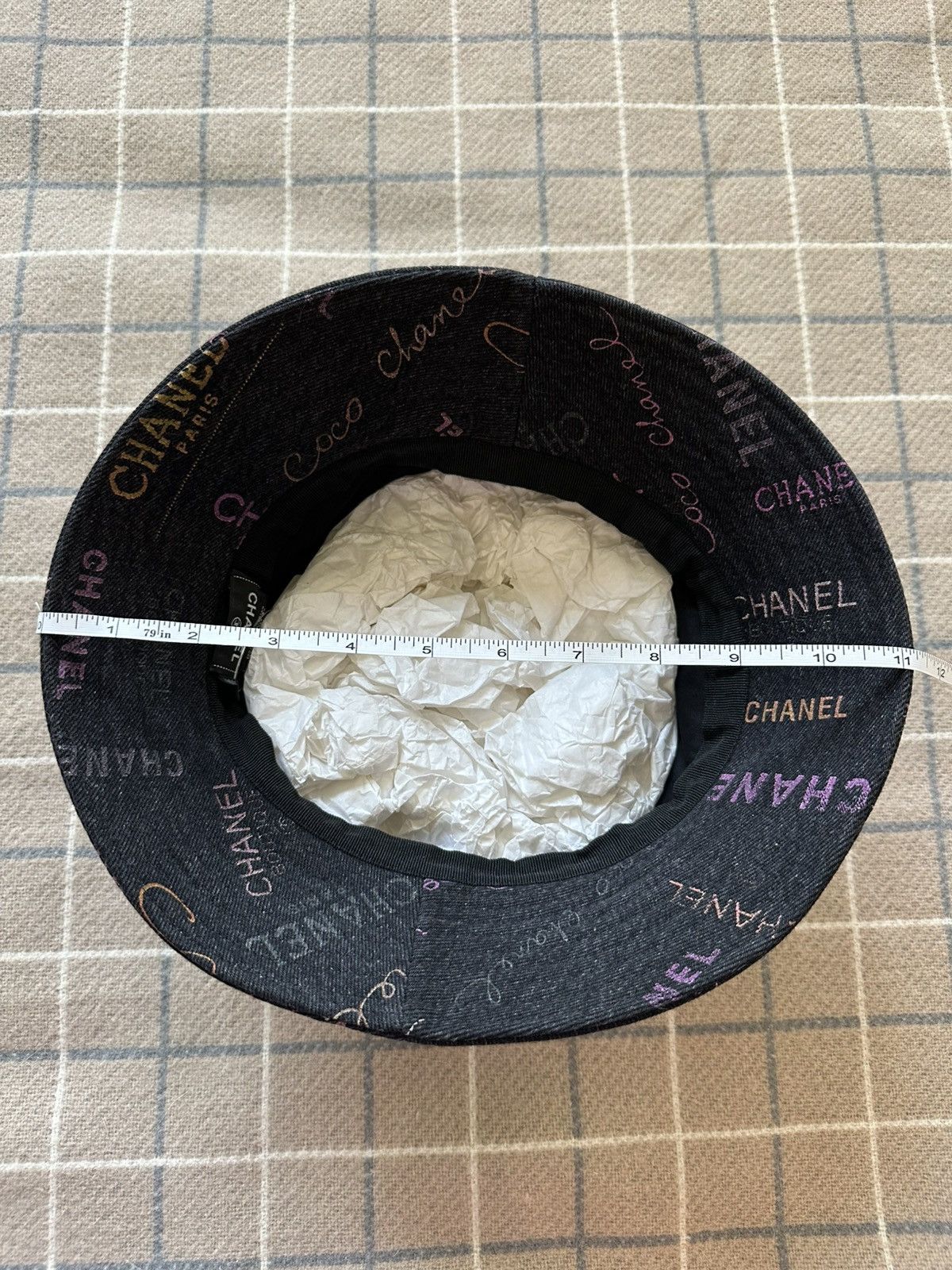 Chanel Chanel 22P graffiti denim bucket hat size Size ONE SIZE - 11 Thumbnail