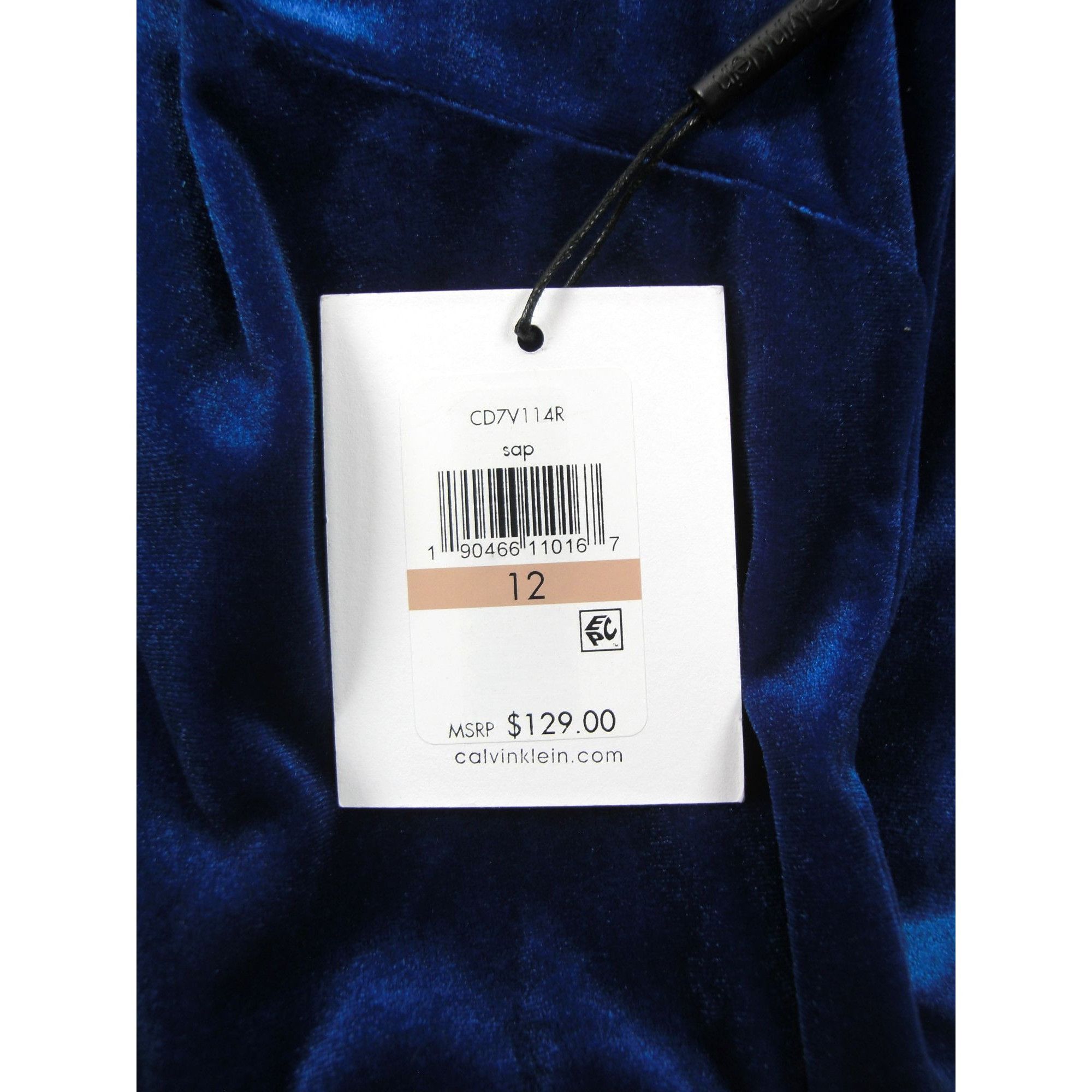 Calvin Klein Calvin Klein Velvet Velour Cocktail Holiday Cocktail Party F Size XL / US 12-14 / IT 48-50 - 5 Thumbnail