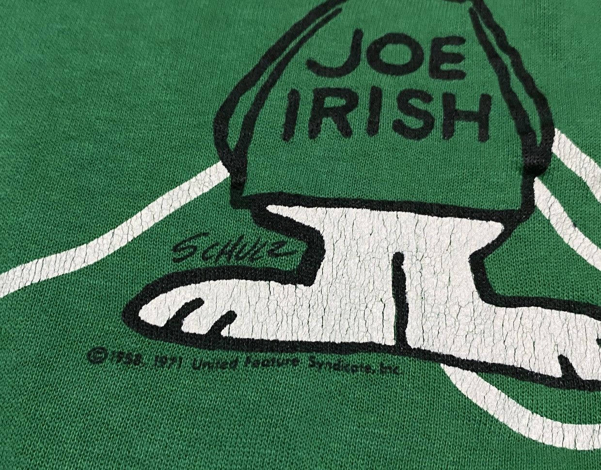 Peanuts × Vintage Vintage Peanut Snoopy Joe Irish Sweatshirt 1990a Size US L / EU 52-54 / 3 - 6 Thumbnail