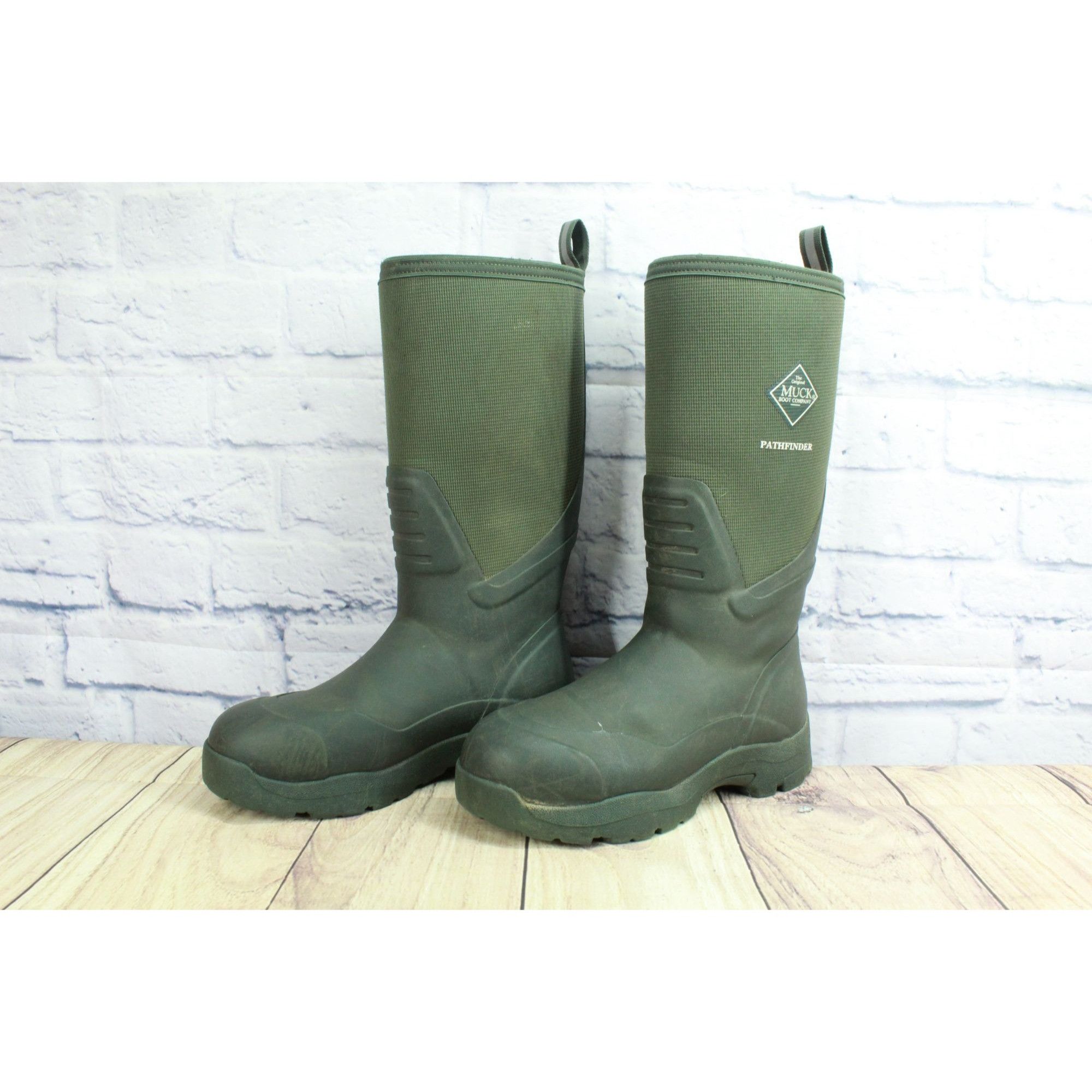 Other Muck Pathfinder Men's Green Rubber Waterproof Tall Boots Size US 7 / EU 40 - 2 Thumbnail