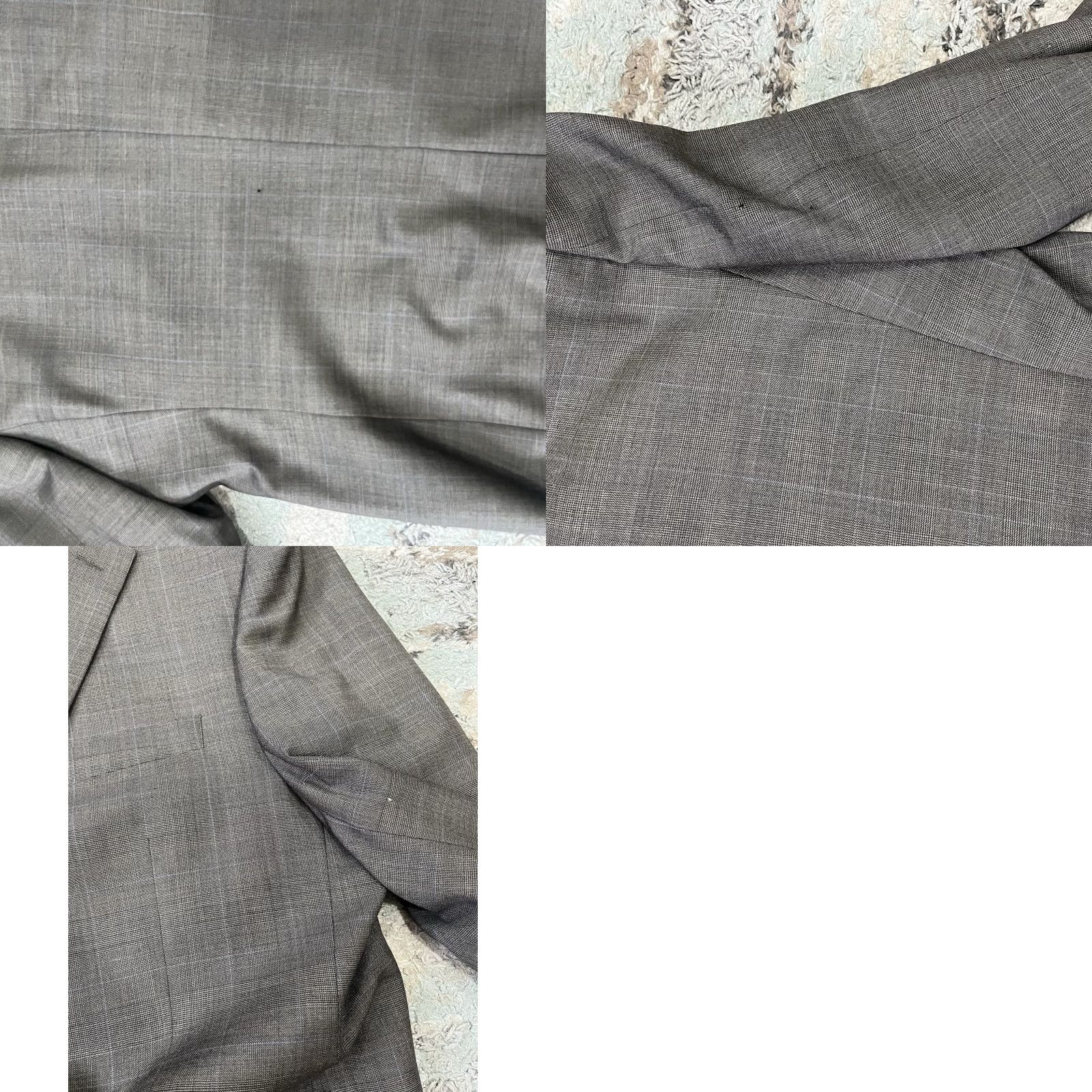 Ralph Lauren Lauren Ralph Lauren Lord And Taylor Mens Blazer Gray 2 Piece Regular Wool Notch Lapel Long Single-Breasted Two-Button 44 48R Vintage N/A Mens Size 44R - 9 Thumbnail