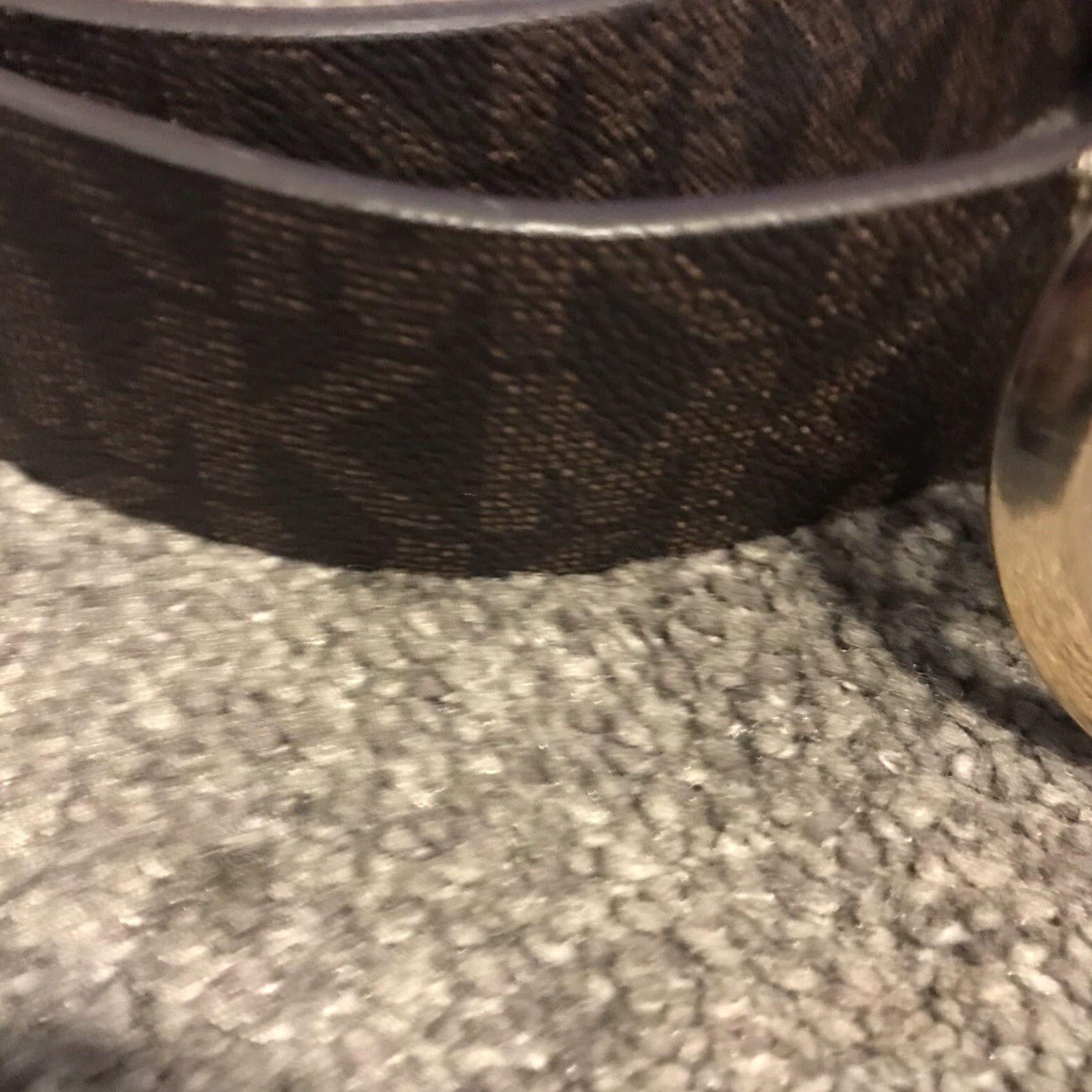 Michael Kors VINTAGE MICHAEL KORS Brown Signature Belt Gold Buckle L Women Belt Brown Gold-Plated Buckle MK Signature Belt Women L Size ONE SIZE - 3 Thumbnail