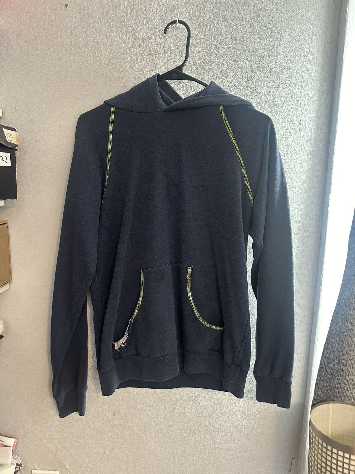 Gosha Rubchinskiy Navy Stitch Hoodie Size US M / EU 48-50 / 2 - 1 Thumbnail