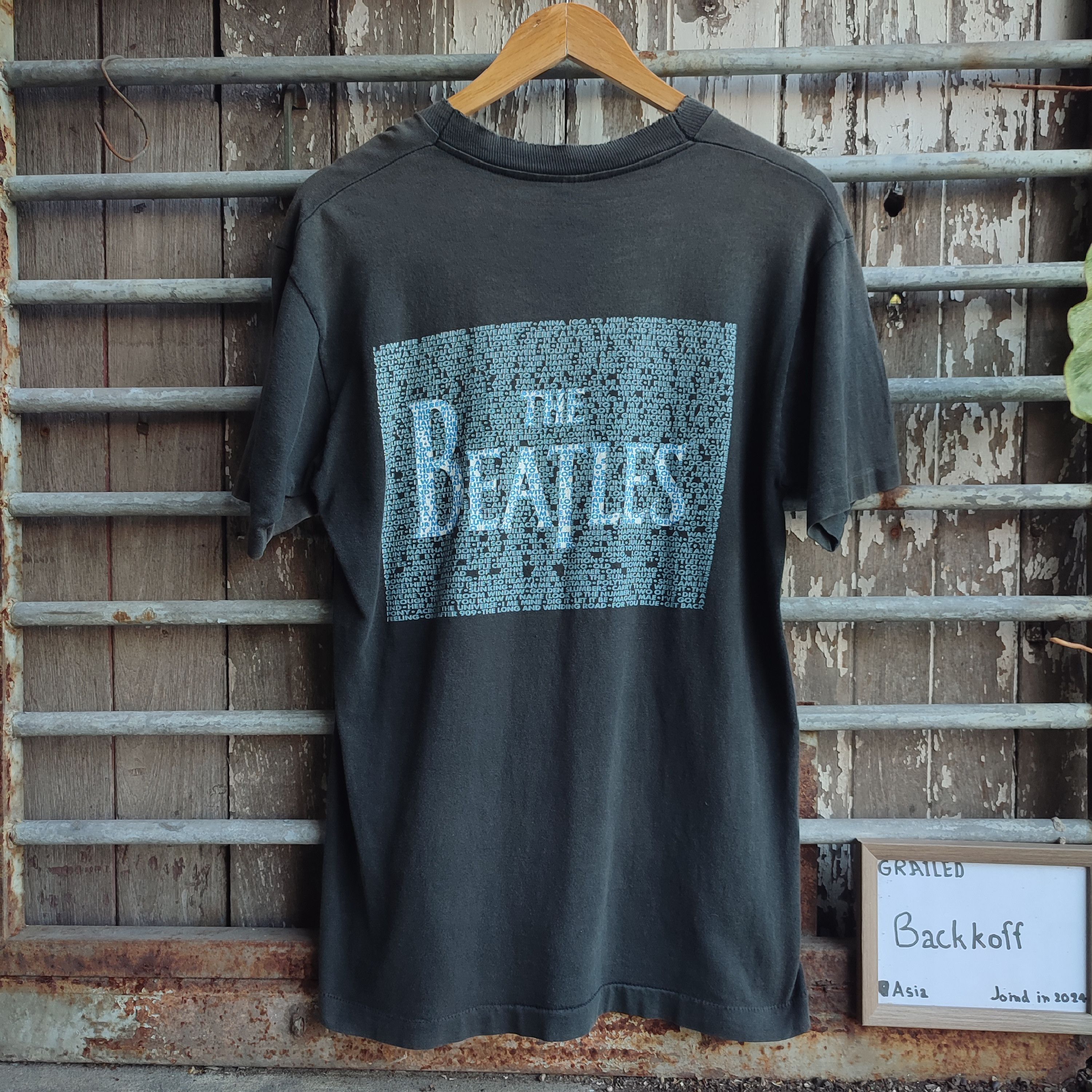 Band Tees × Vintage Vintage 90s The Beatles Single Stitch T-Shirt Size US M / EU 48-50 / 2 - 6 Thumbnail