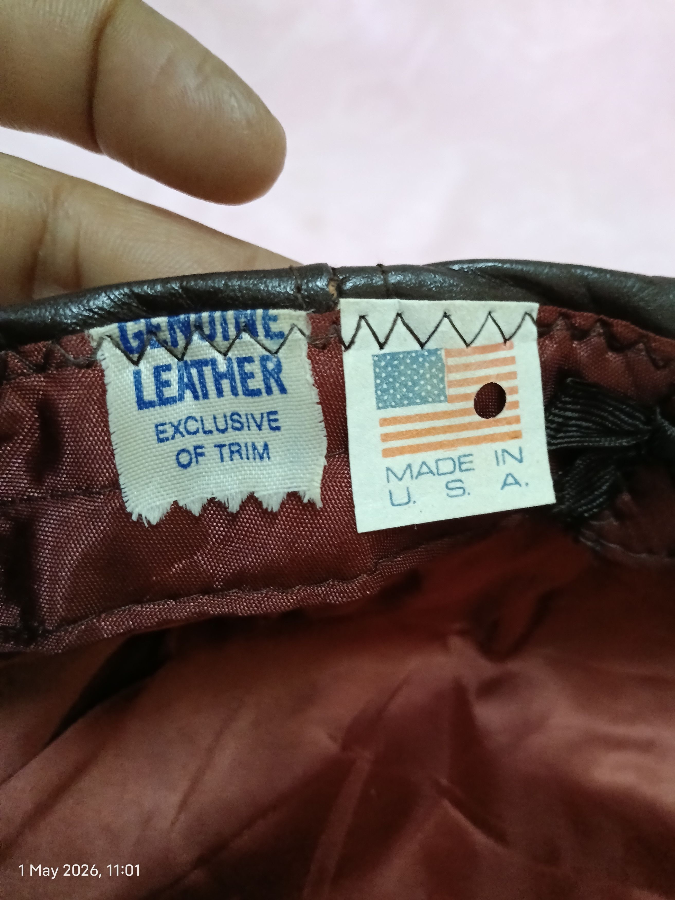 Beretta VINTAGE GENUINE LEATHER BARETTA MADE IN USA Size ONE SIZE - 9 Thumbnail
