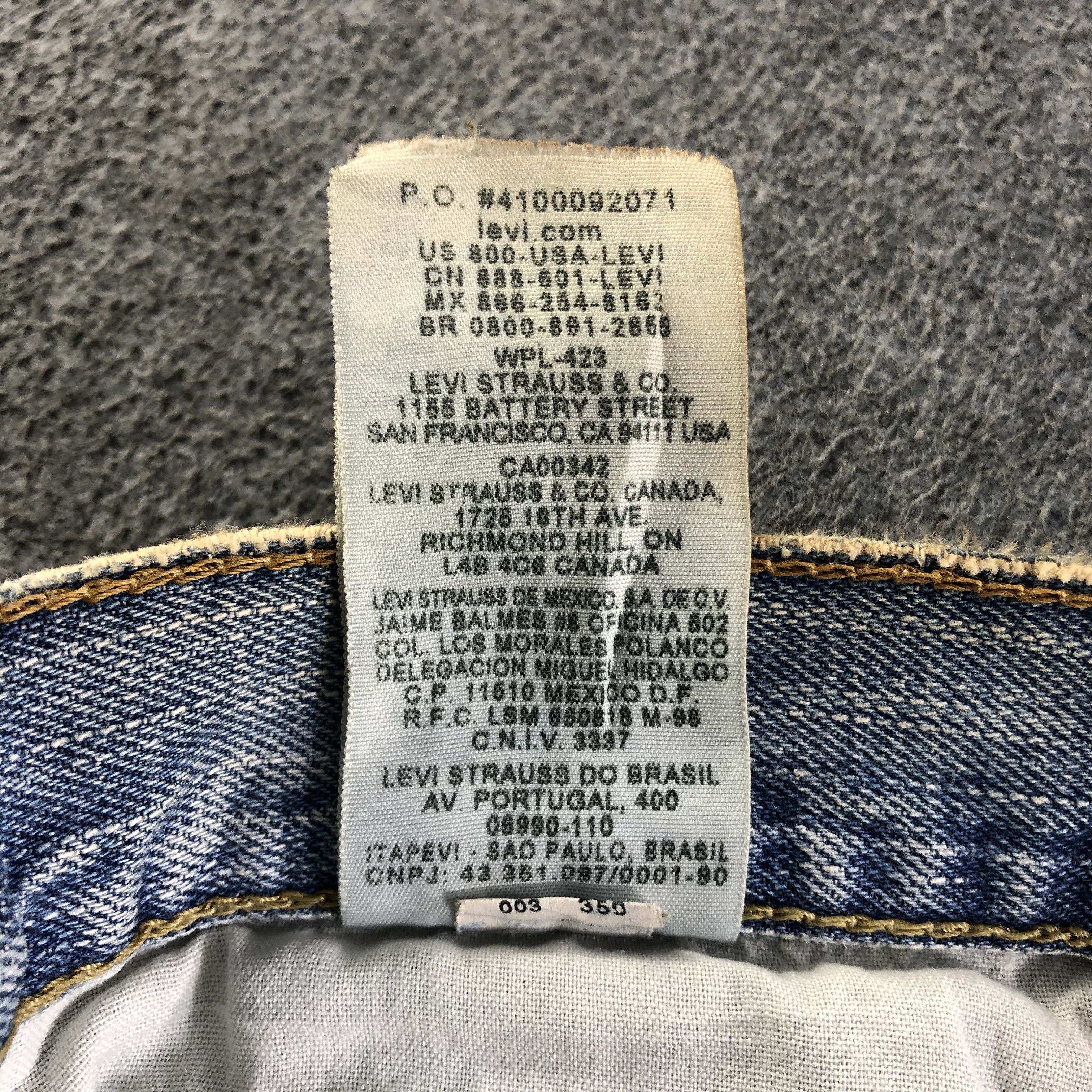 Levi's Vintage Levis 527 Mini Flared Jeans-J4299 Size US 35 - 15 Thumbnail