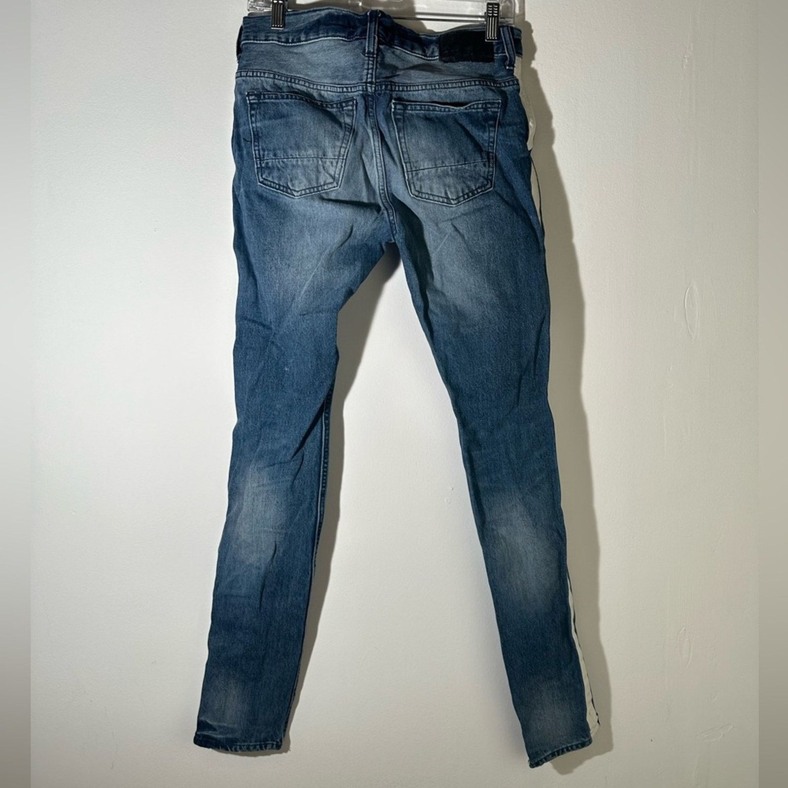Pacsun PacSun Vertical Stretch Stacked Skinny Striped Jeans Size 30" / US 8 / IT 44 - 5 Thumbnail