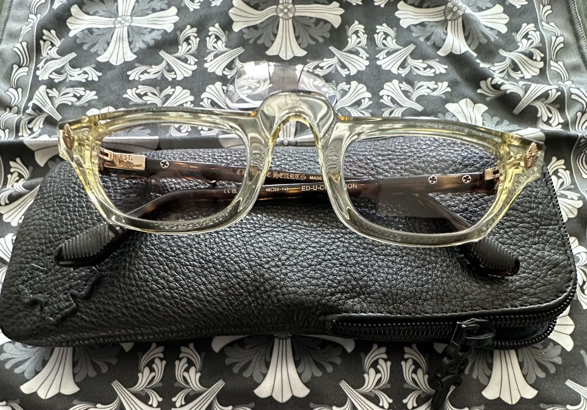 Chrome Hearts Chrome hearts ED-U-CUNTATION Pale Ale-Dark Tortoise Size ONE SIZE - 2 Thumbnail