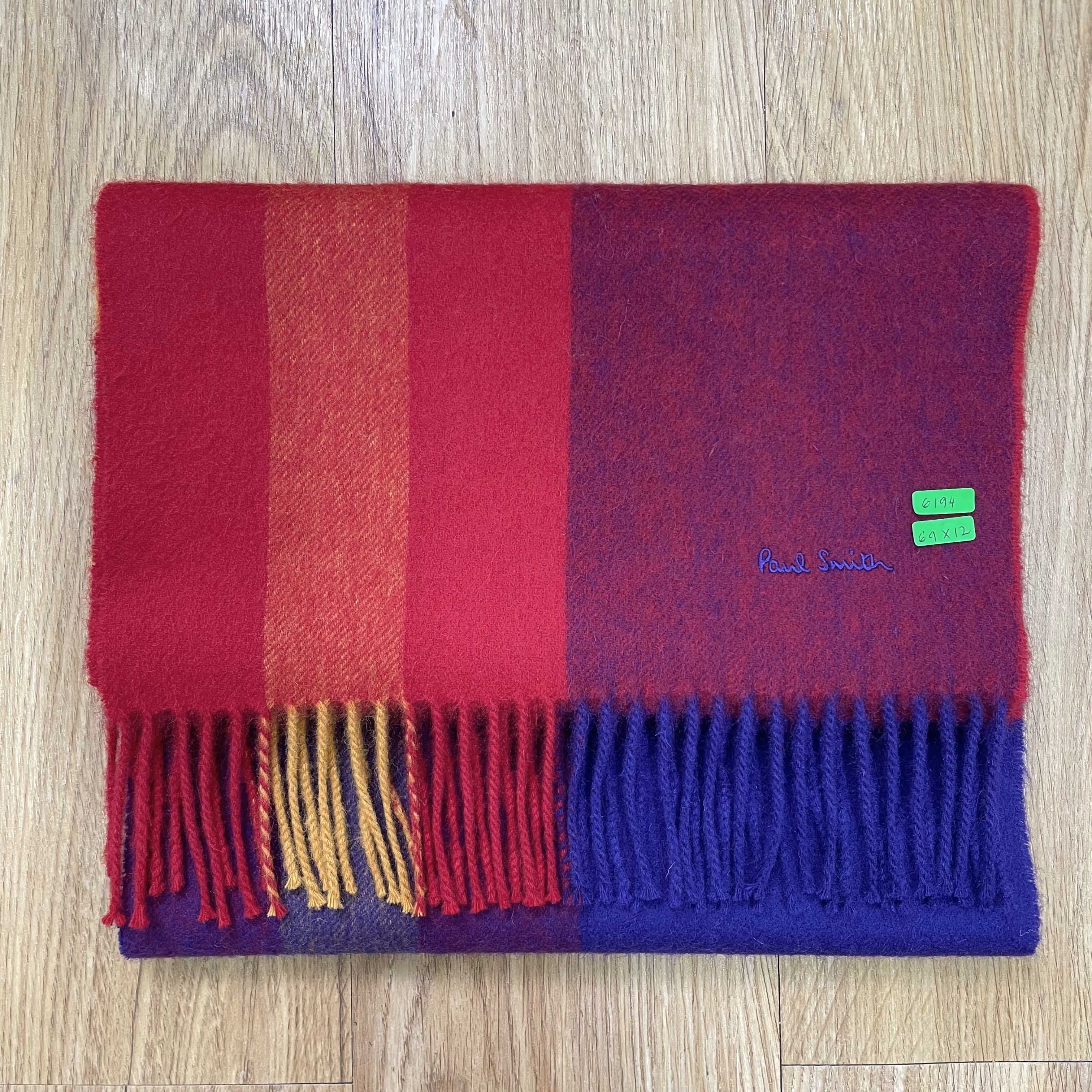 Paul Smith Paul Smith Scarf / Muffler - 6194 Size ONE SIZE - 12 Thumbnail
