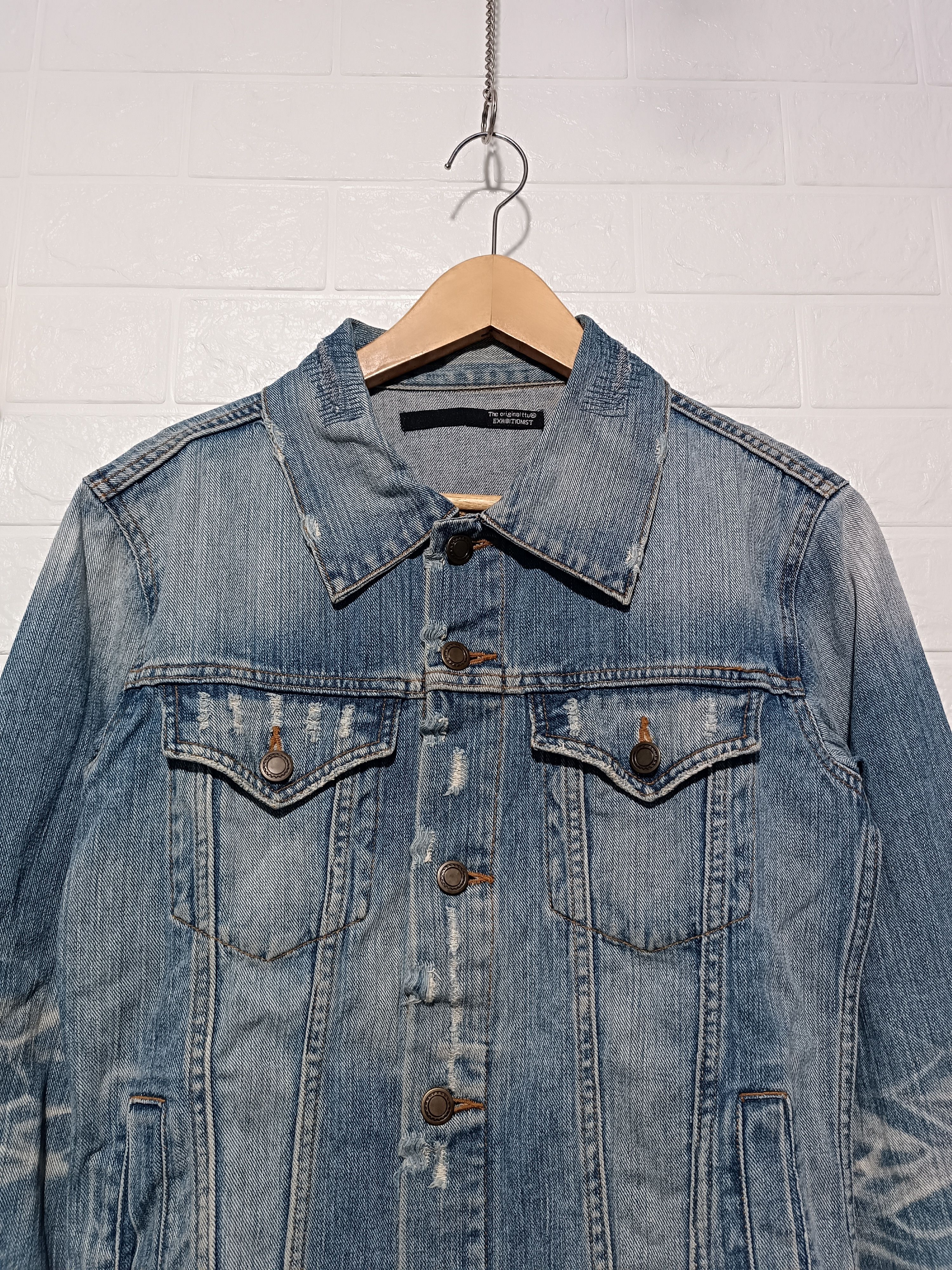 Japanese Brand Japanese Ripped Denim Jacket If Six Was Nine Style Size US M / EU 48-50 / 2 - 3 Thumbnail