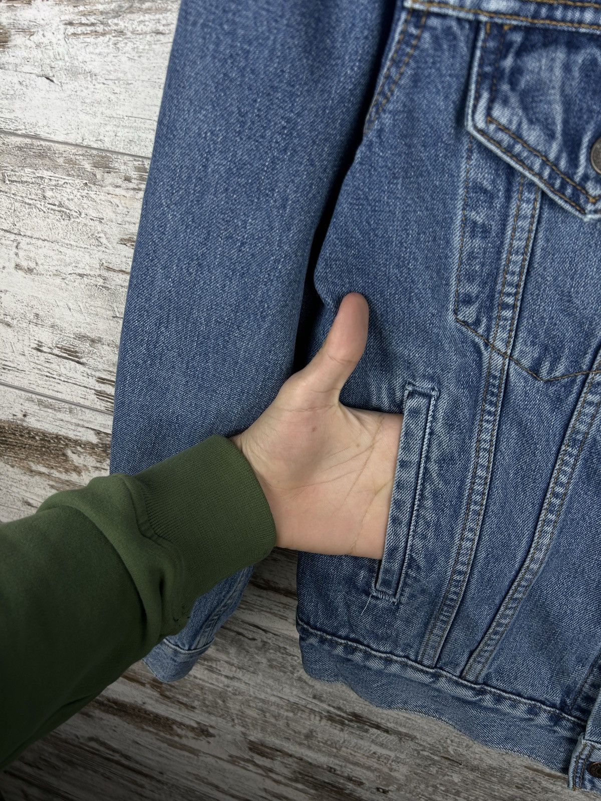 Levi's × Levi's Vintage Clothing × Vintage Mens Vintage Levis Denim jacket trucker y2k streetwear rare Size US M / EU 48-50 / 2 - 8 Thumbnail
