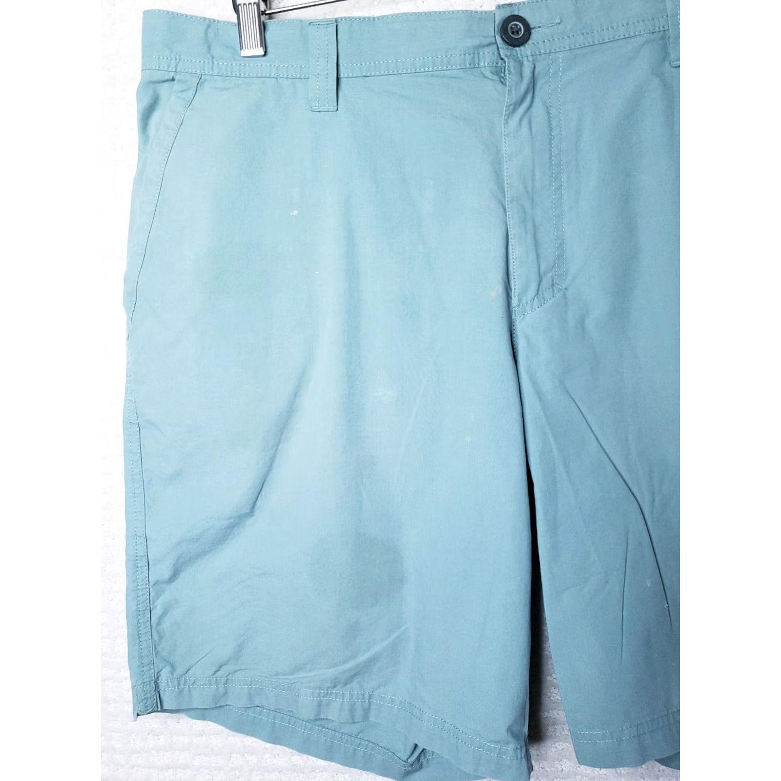 Vintage Columbia Men Regular Cotton Blend Outdoor Utility Shorts - Size 38 x 10 Green Size US 38 / EU 54 - 3 Thumbnail