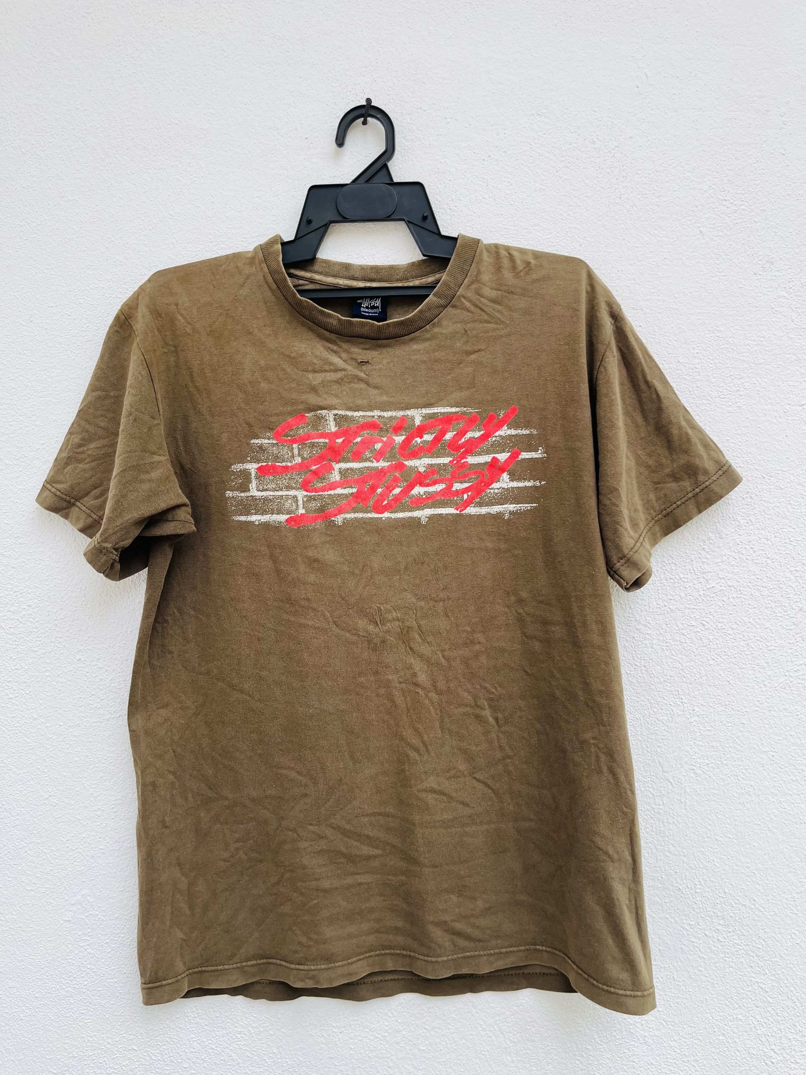 Stussy × Vintage Vintage Strictsy Stussy Stretwear Fashion Style Shirt Size US M / EU 48-50 / 2 - 1 Thumbnail