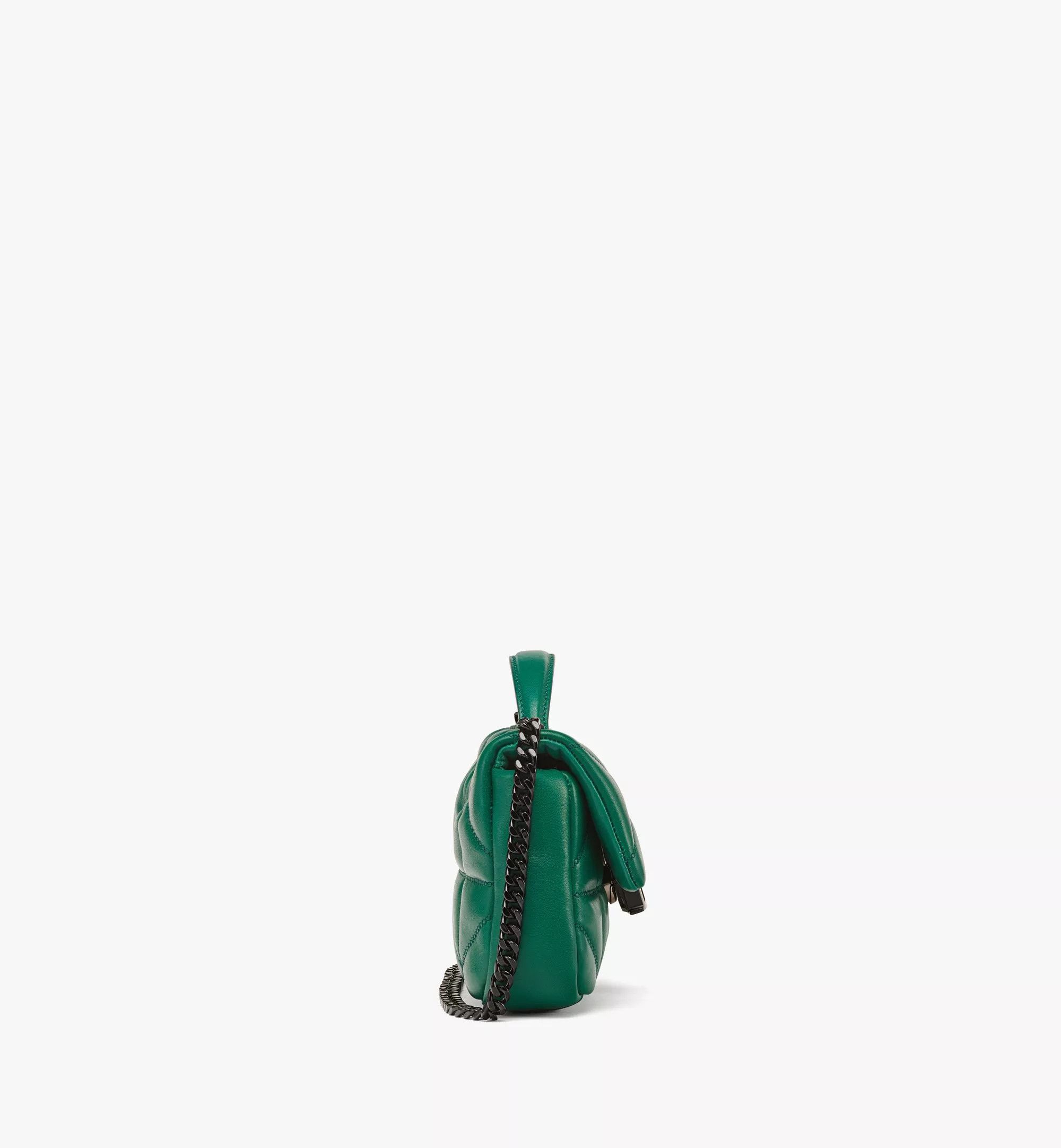 MCM o1mt1gz0426 Size: OS / Travia Mini Satchel Bag in Green Size ONE SIZE - 3 Thumbnail