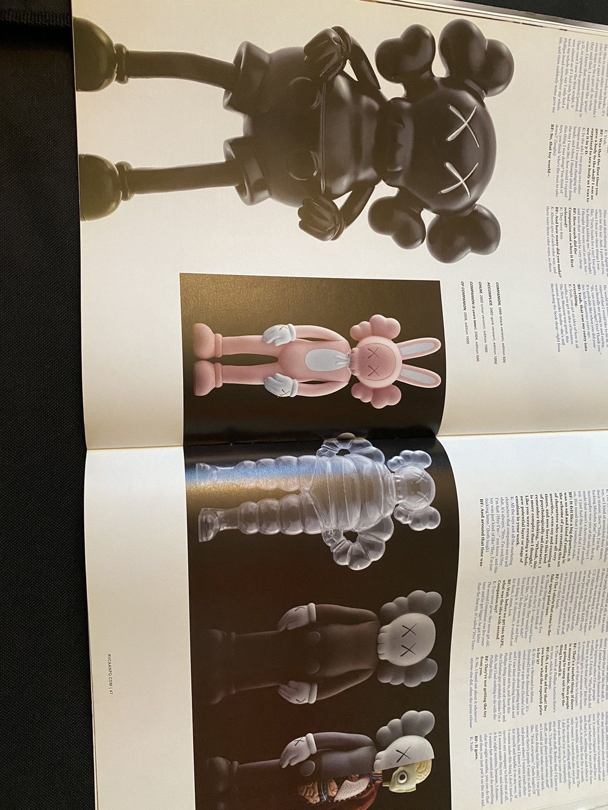 趣味 Kaws ANP Quarterly RVCA Art Magazine Kaws ANP quarterly large size RVCA art magazine 趣味