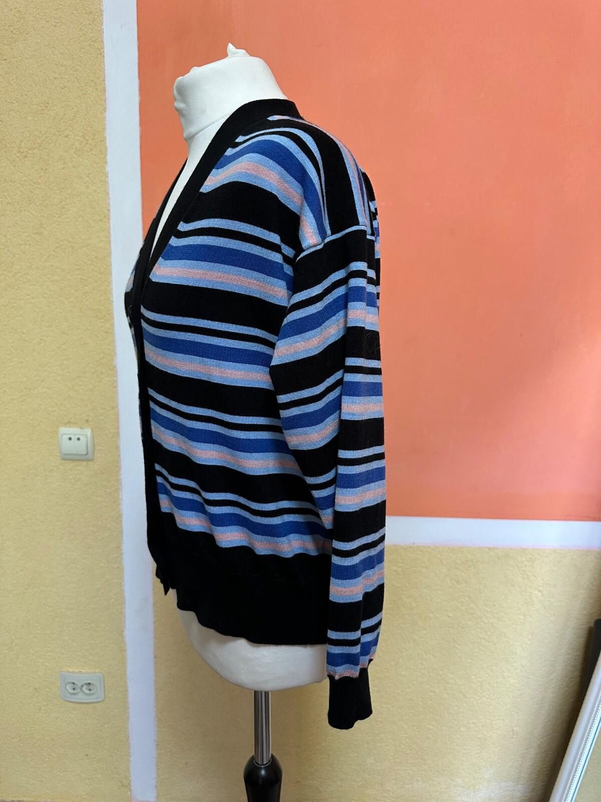 Marni × Uniqlo UNIQLO x MARNI Collaboration Striped Oversized Cardigan SZS Size S / US 4 / IT 40 - 4 Thumbnail