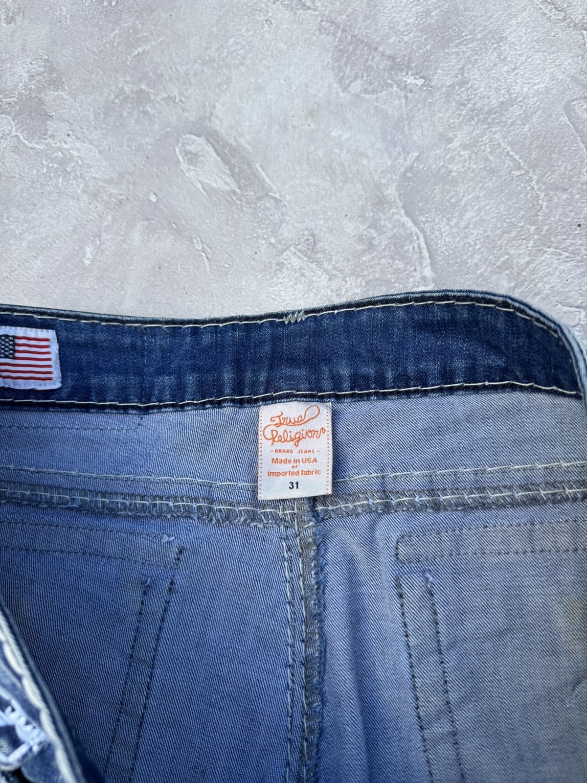 True Religion Vintage True Religion Made in USA Skini Jeans Size 31" - 9 Thumbnail