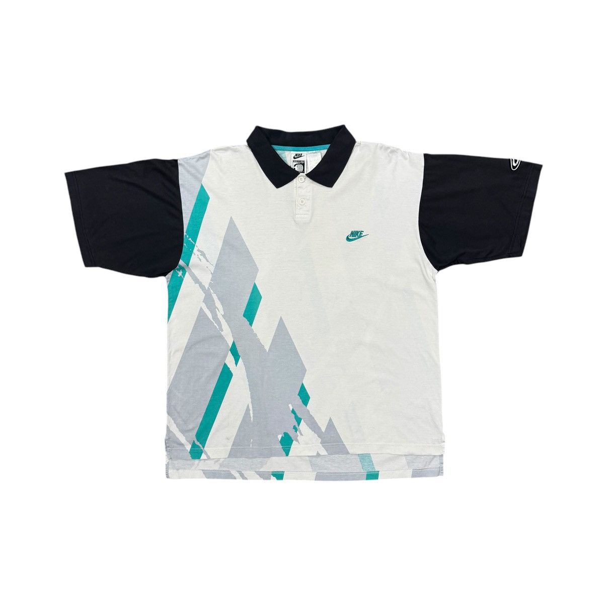 Nike × Vintage Vintage Nike Challenge Court Agassi Tennis Polo Shirt Size L Size US L / EU 52-54 / 3 - 1 Thumbnail