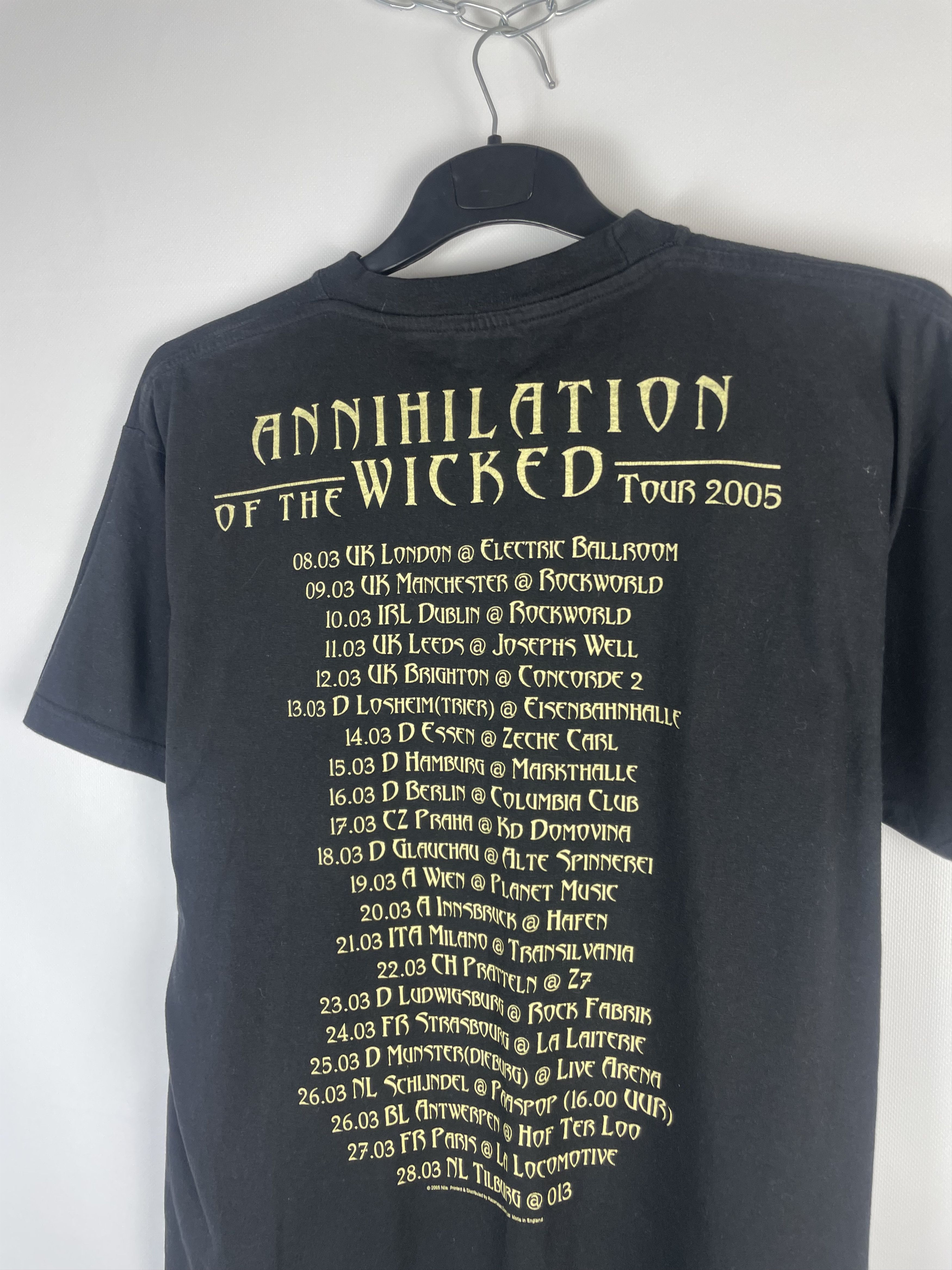 Band Tees Nile Vintage 2005 In Their Darkened Shrines Tee Size US L / EU 52-54 / 3 - 7 Thumbnail